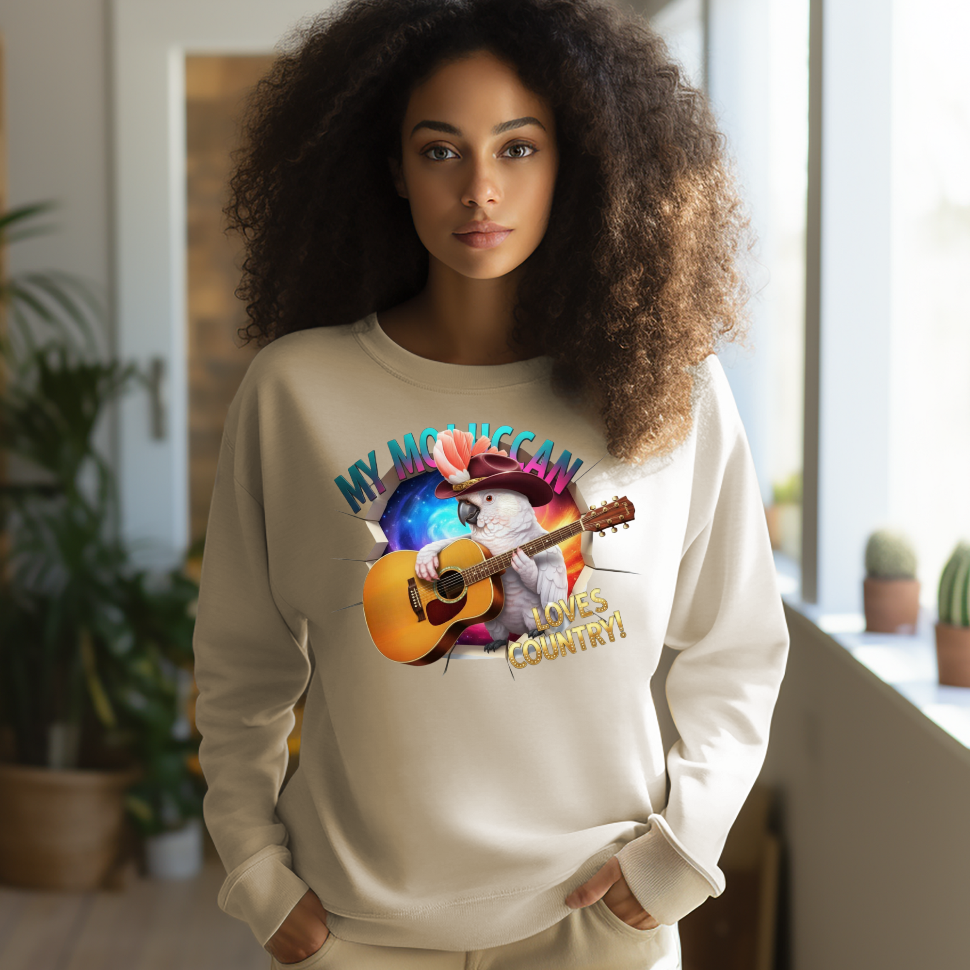 Moluccan Cockatoo Breakthrough Sweatshirt