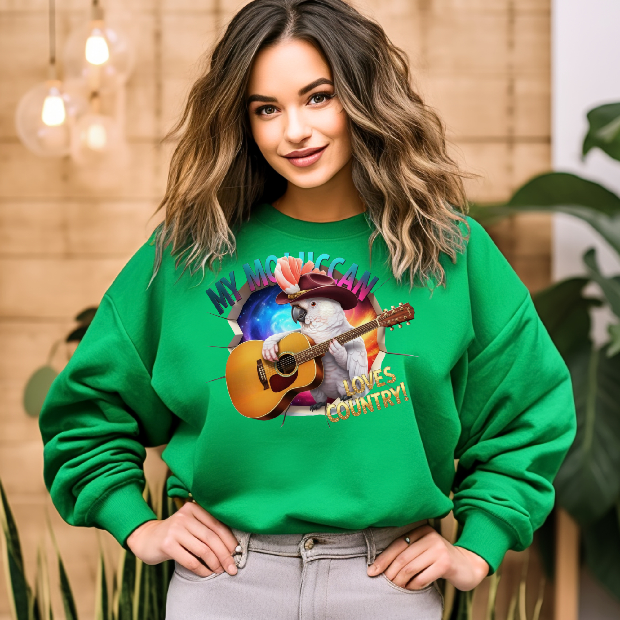 Moluccan Cockatoo Breakthrough Sweatshirt