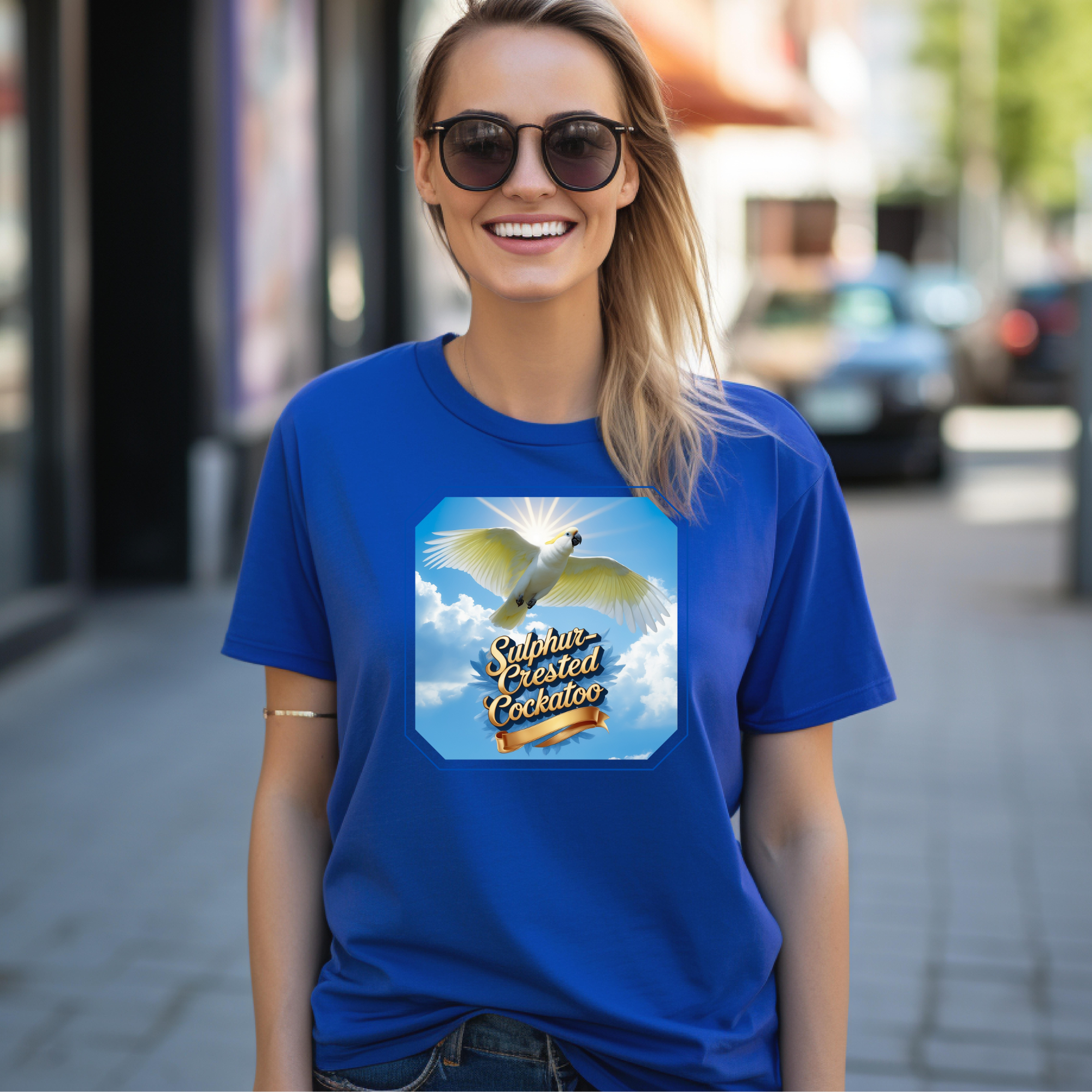 Sky Sulphur Crested Cockatoo T-Shirt