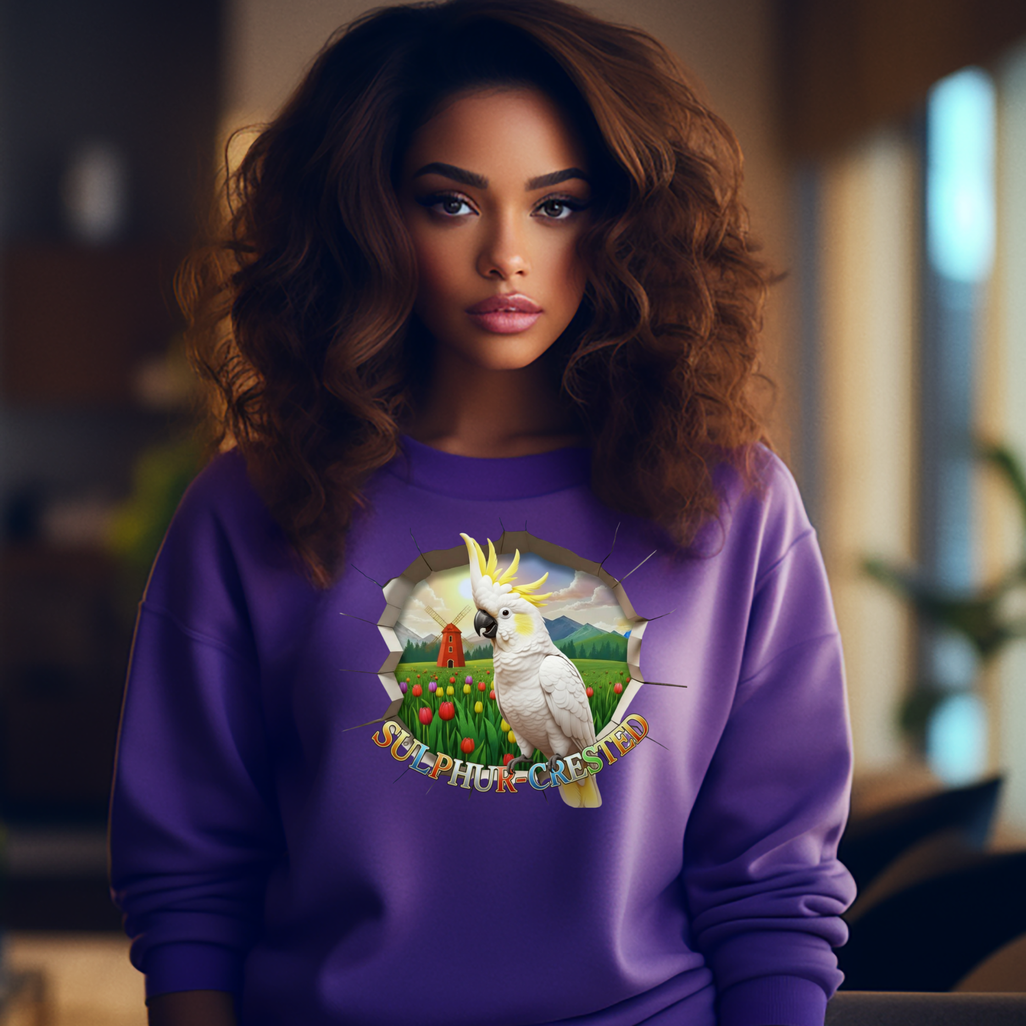 Sulphur Crested Floral Sweatshirt