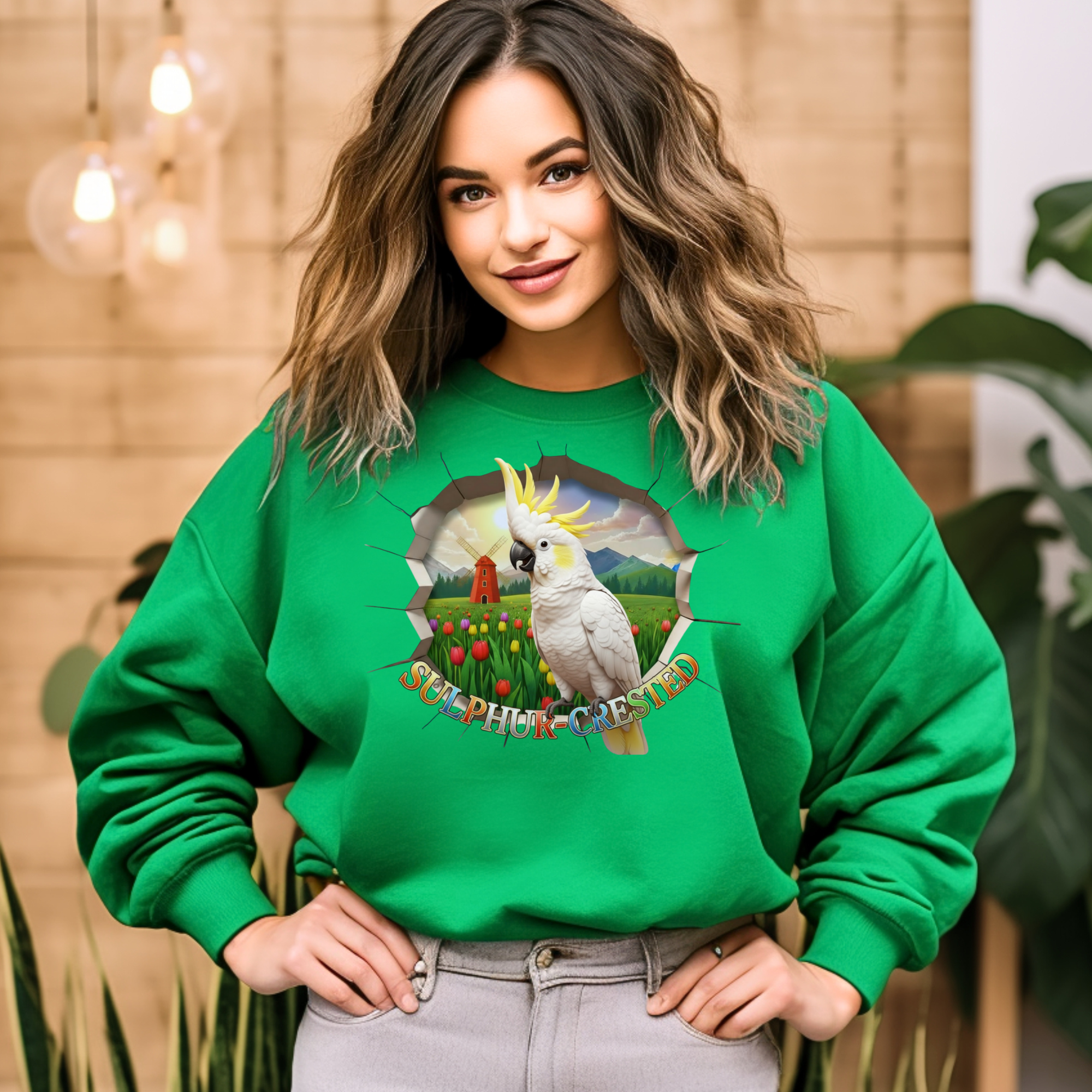 Sulphur Crested Floral Sweatshirt