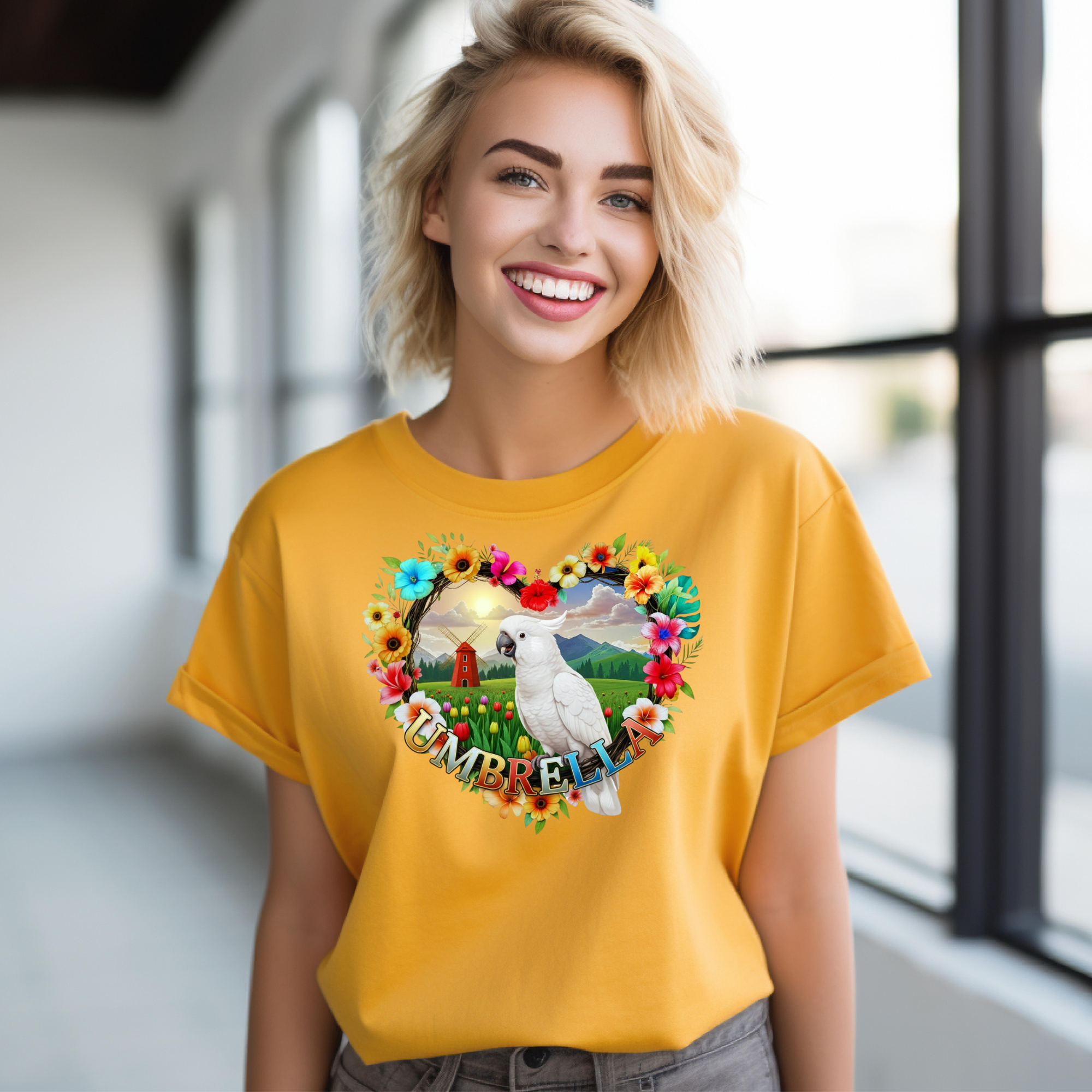 White Umbrella Cockatoo T-Shirt