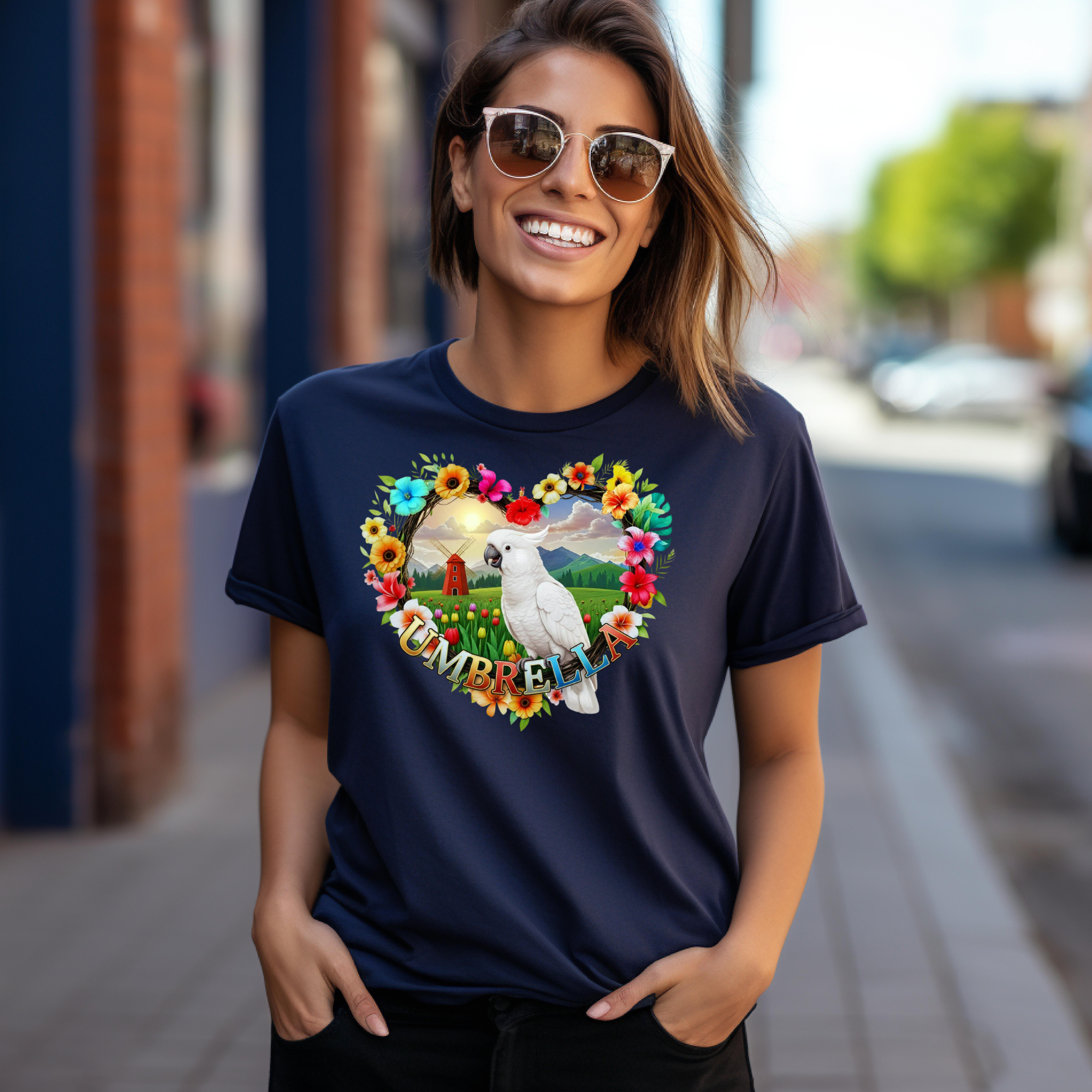 White Umbrella Cockatoo T-Shirt