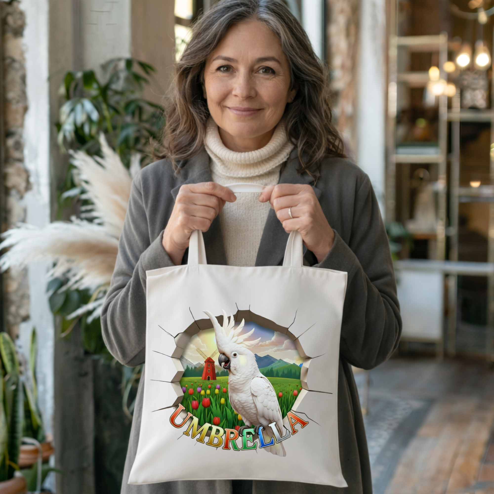 Umbrella Nature Tote Bag