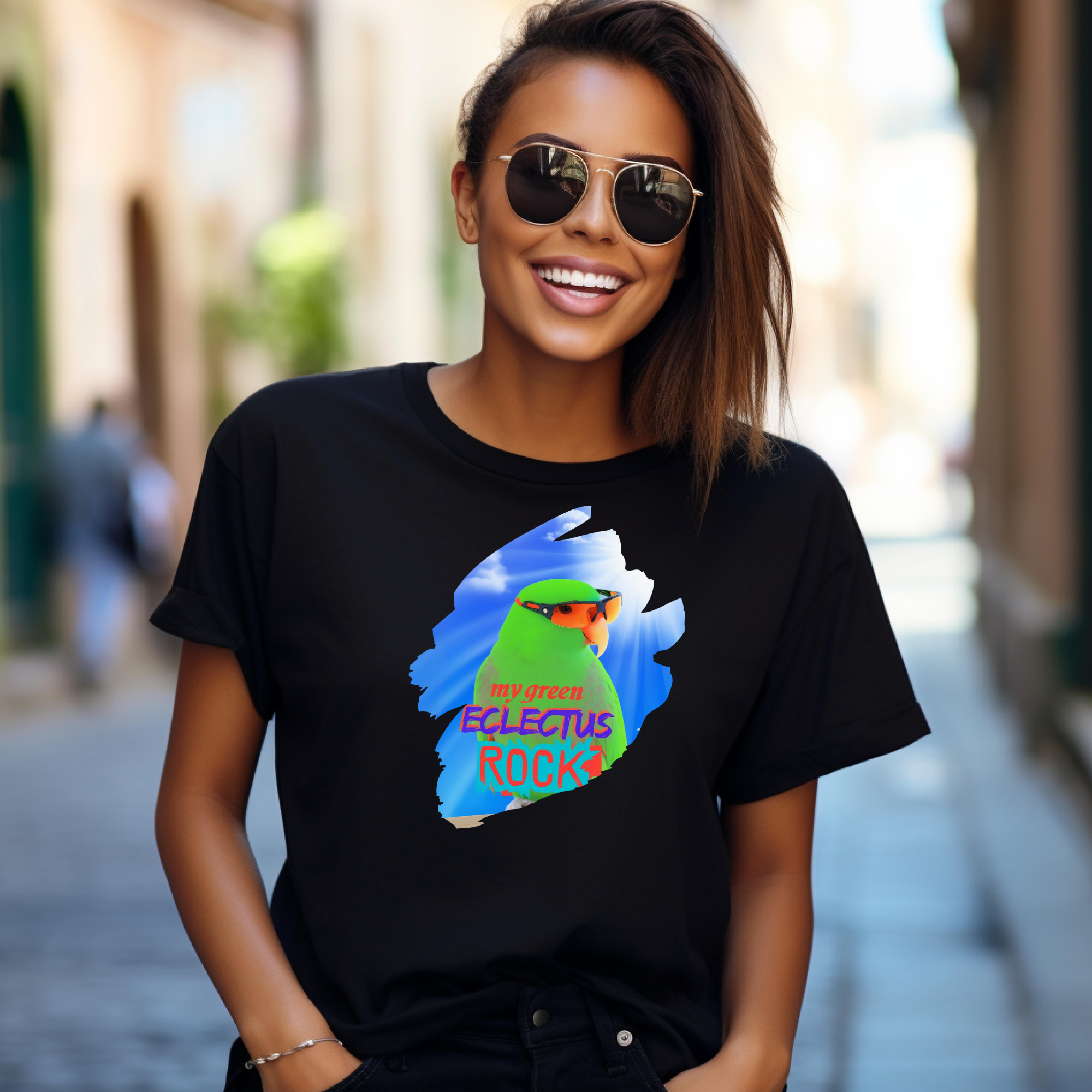 My Green Eclectus Rocks T‑Shirt