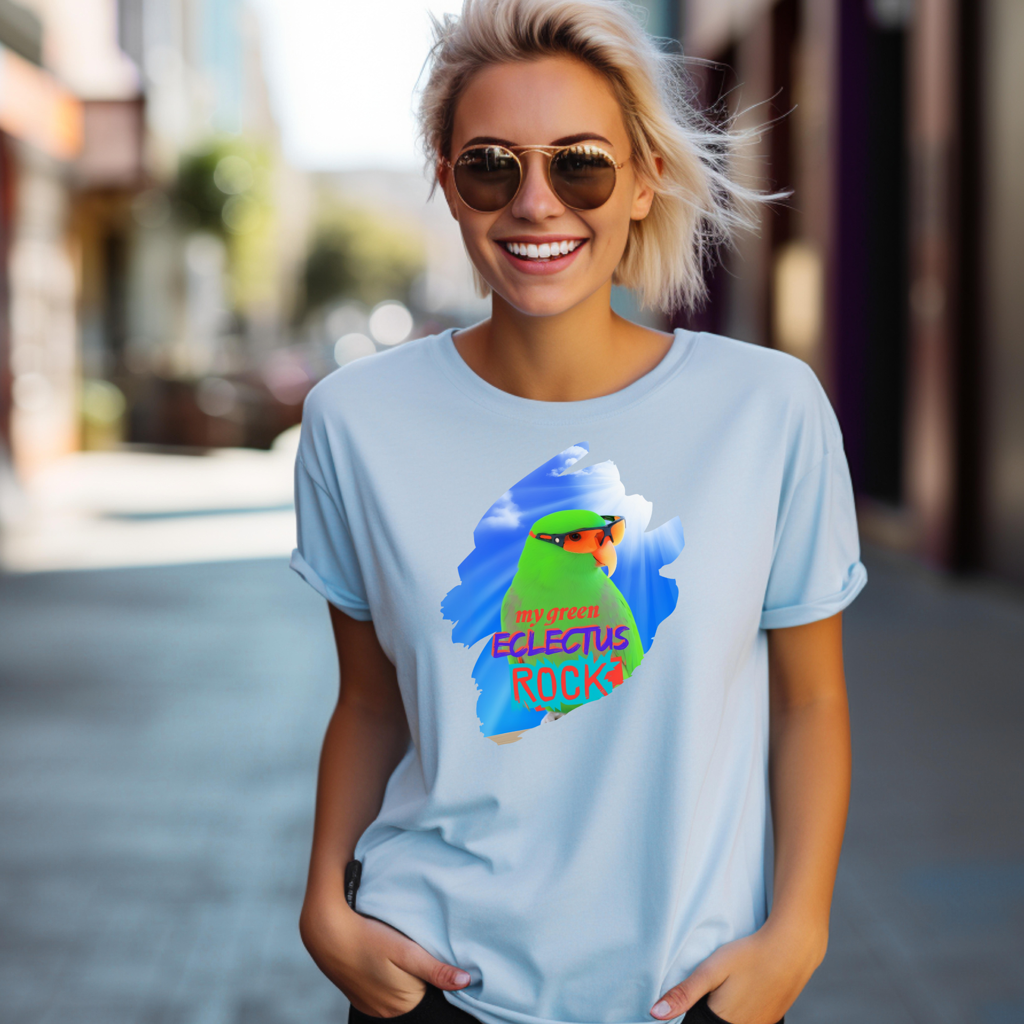 My Green Eclectus Rocks T‑Shirt