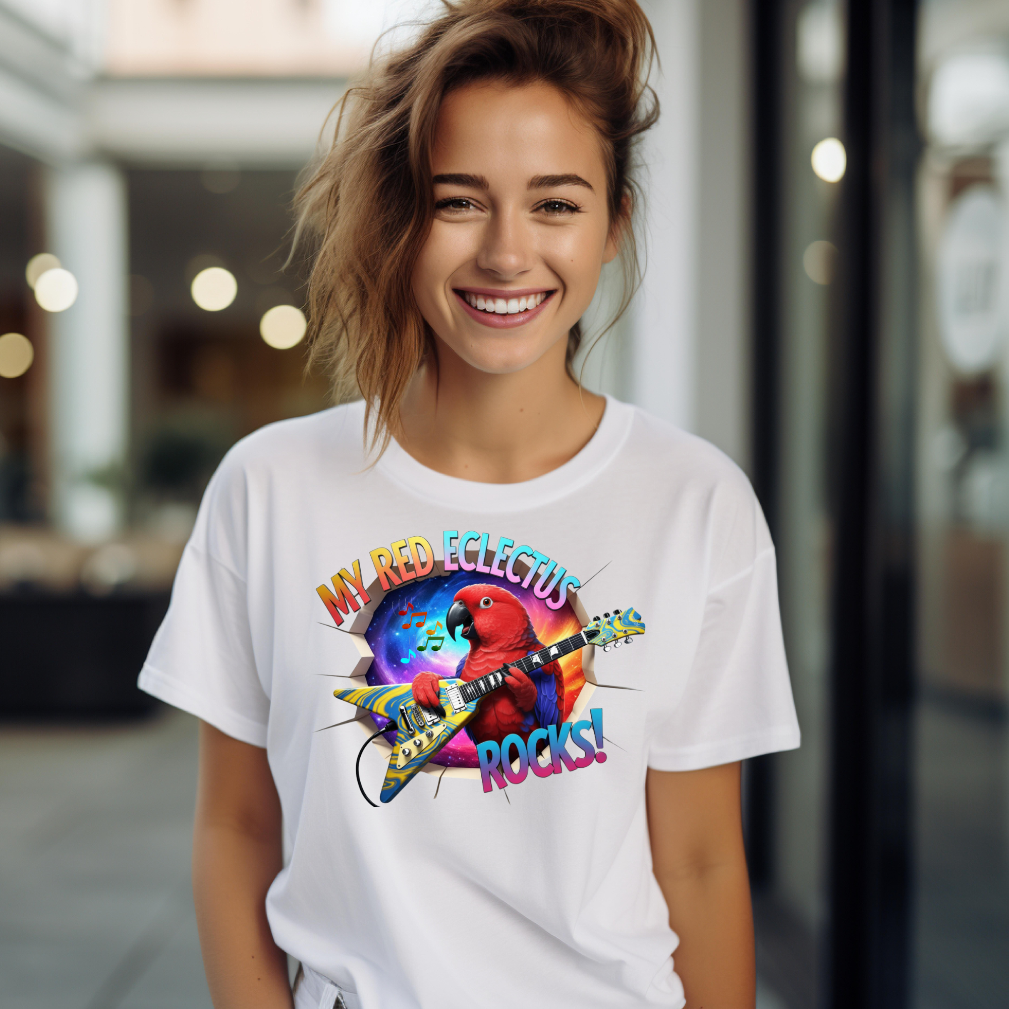 Red Eclectus Rocks T-Shirt