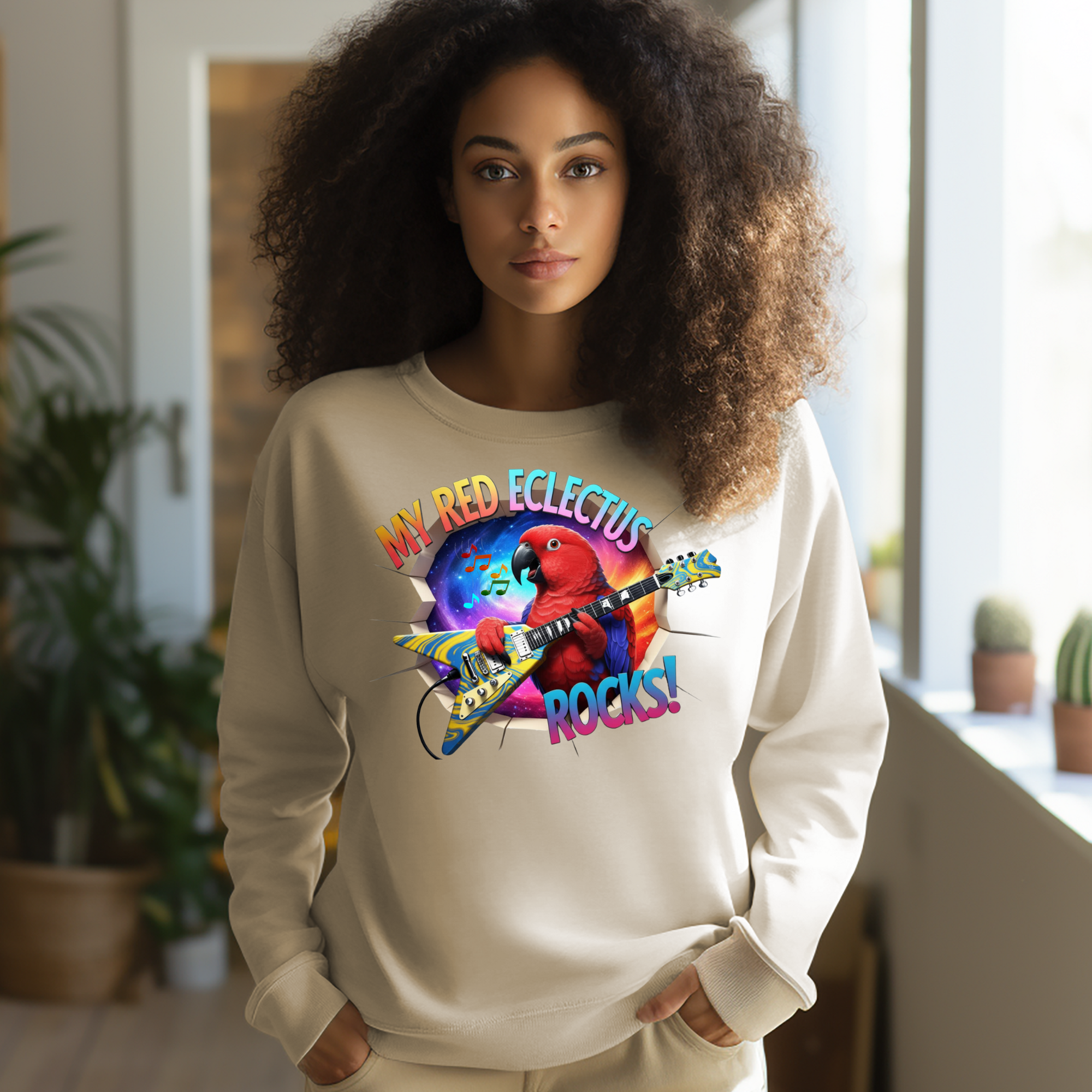 Red Eclectus Breakthrough Sweatshirt