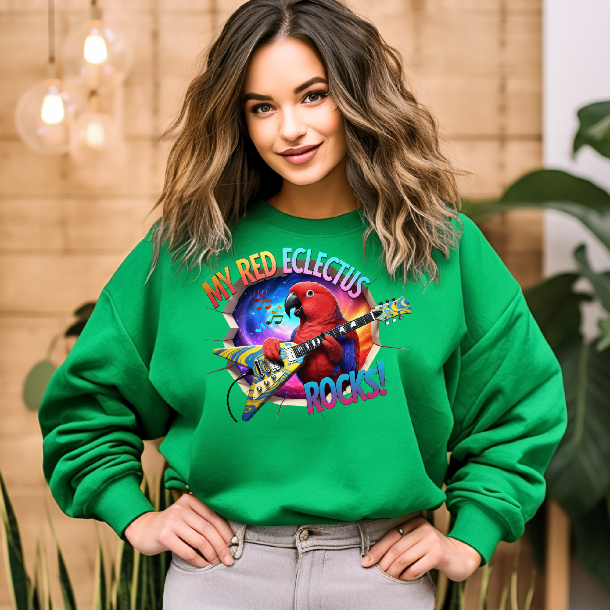 Red Eclectus Breakthrough Sweatshirt