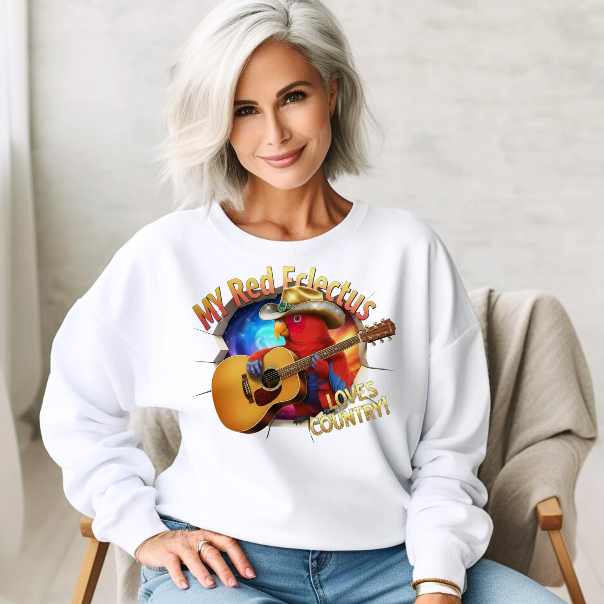 Red Eclectus Breakthrough Sweatshirt