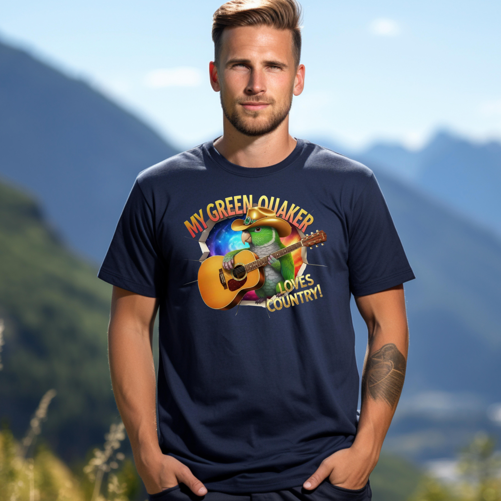 Green Quaker Loves Country T-Shirt