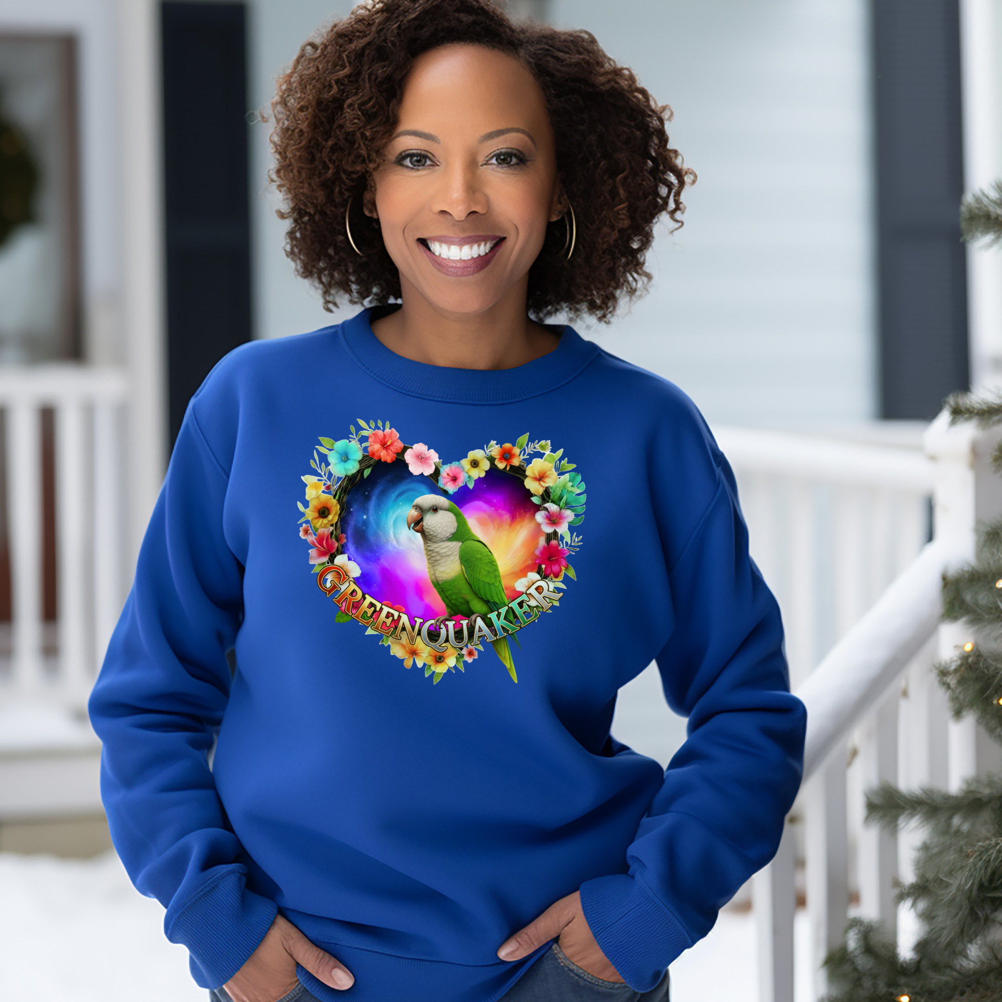 Cute Green Quaker Sweatshirt