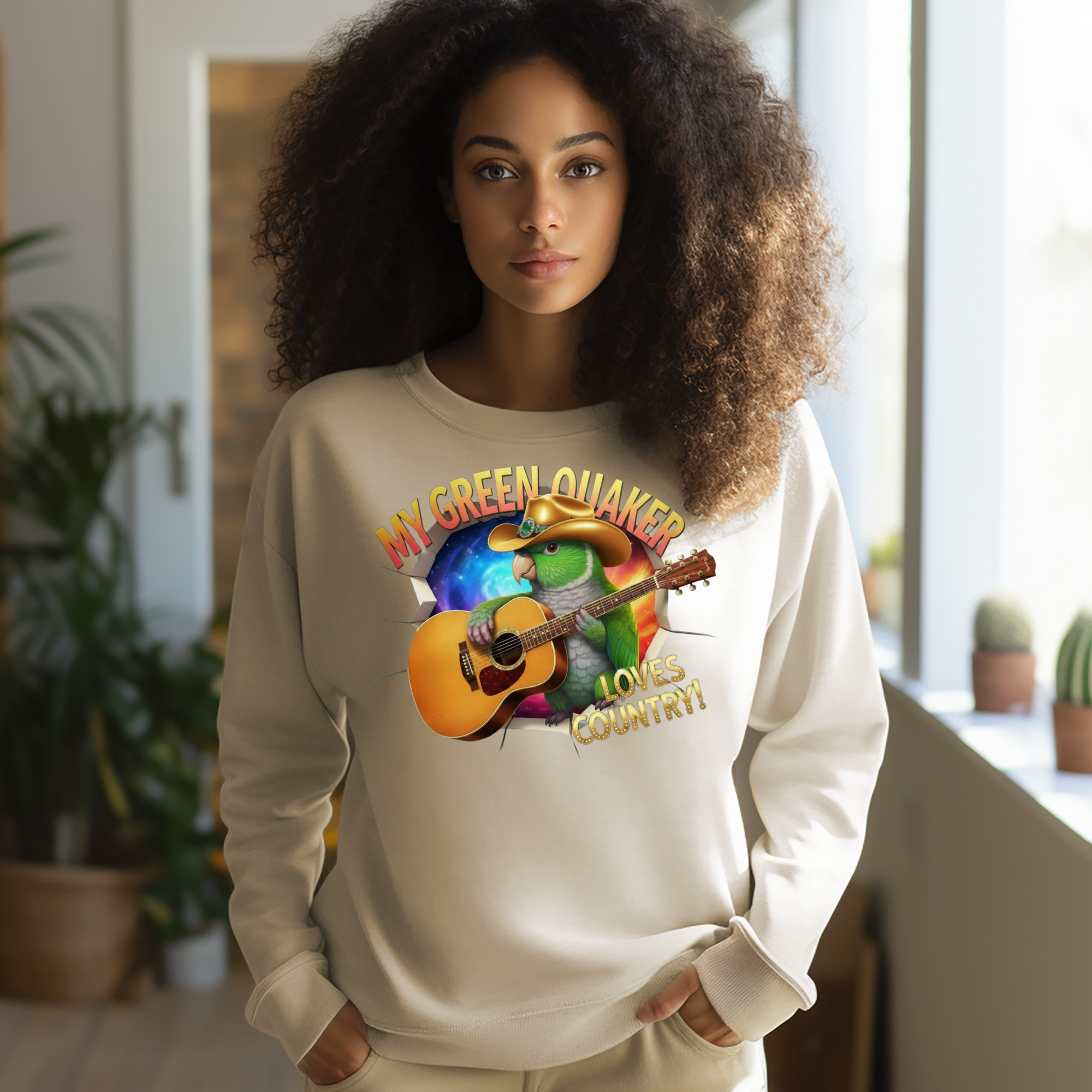 Green Quaker Loves Country Sweatshirt