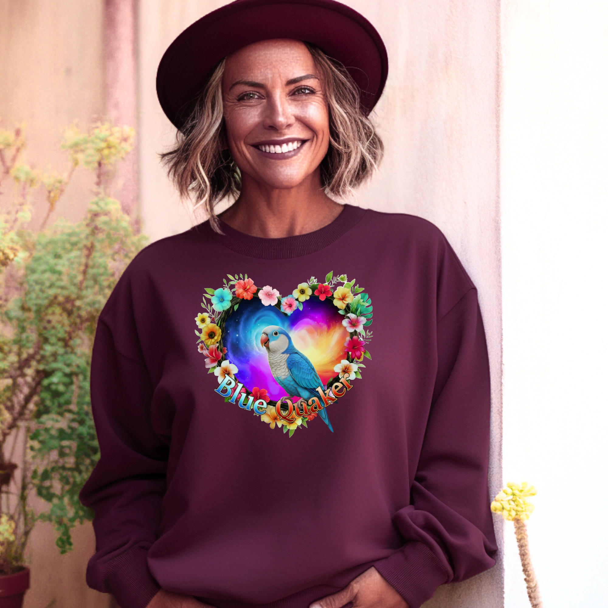 Blue Quaker Art Sweatshirt