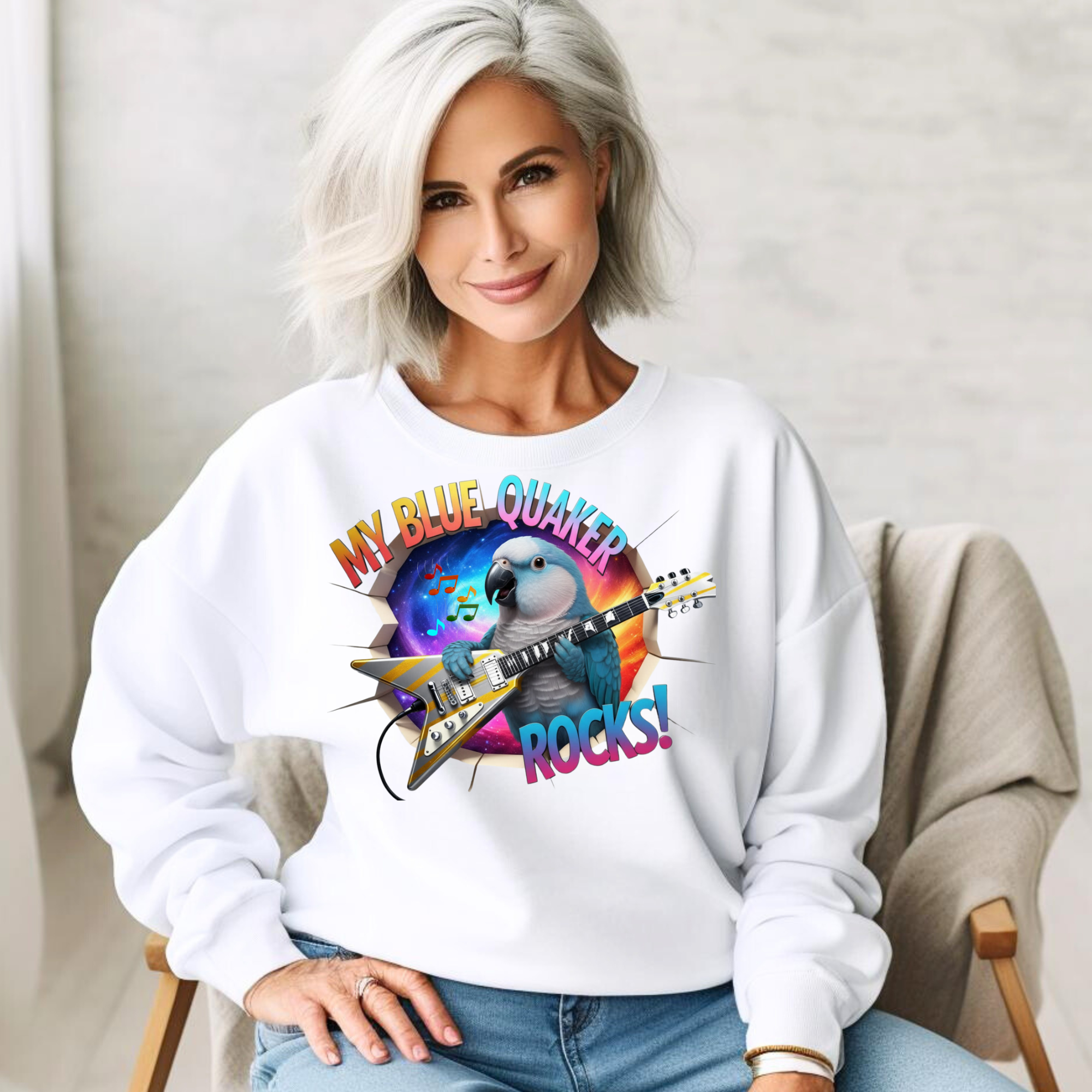 My Blue Quaker Rocks Sweatshirt