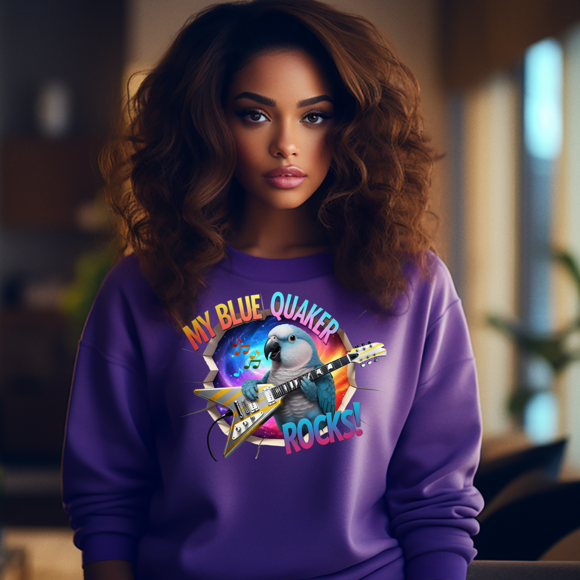 My Blue Quaker Rocks Sweatshirt