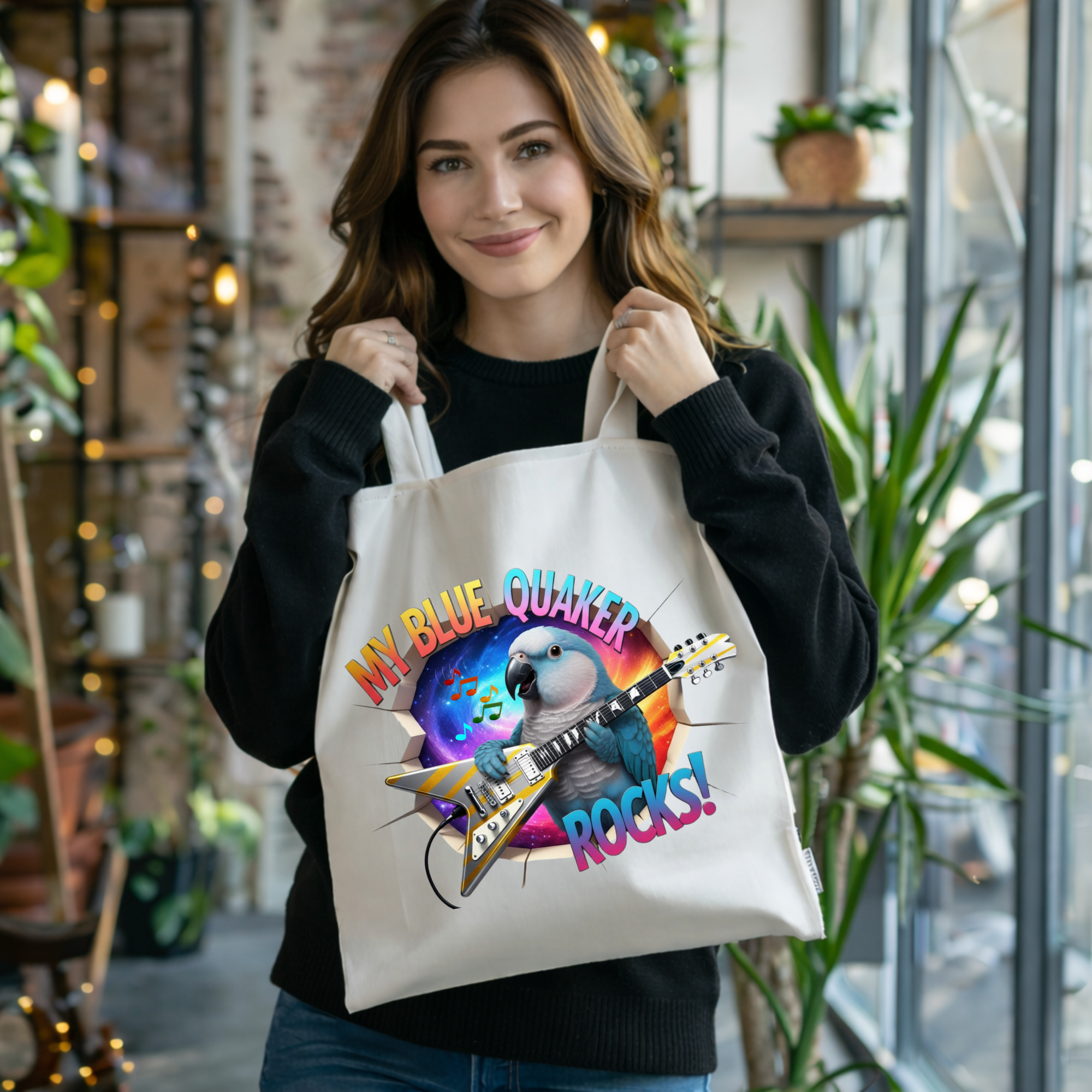 My Blue Quaker Rocks Tote Bag