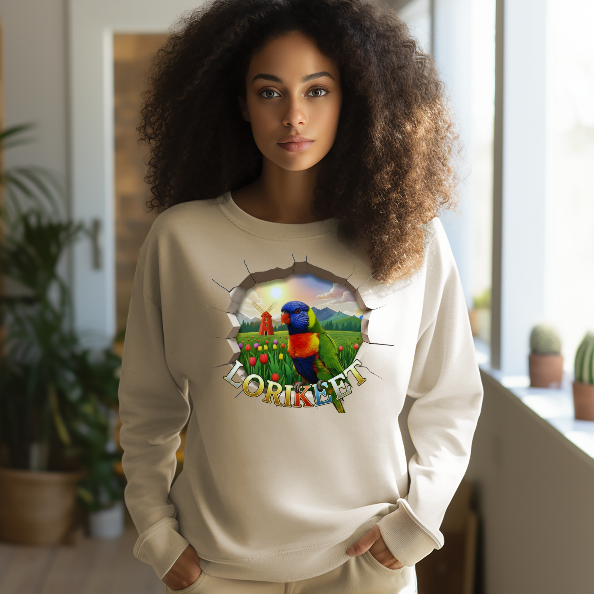 Colorful Lorikeet Sweatshirt