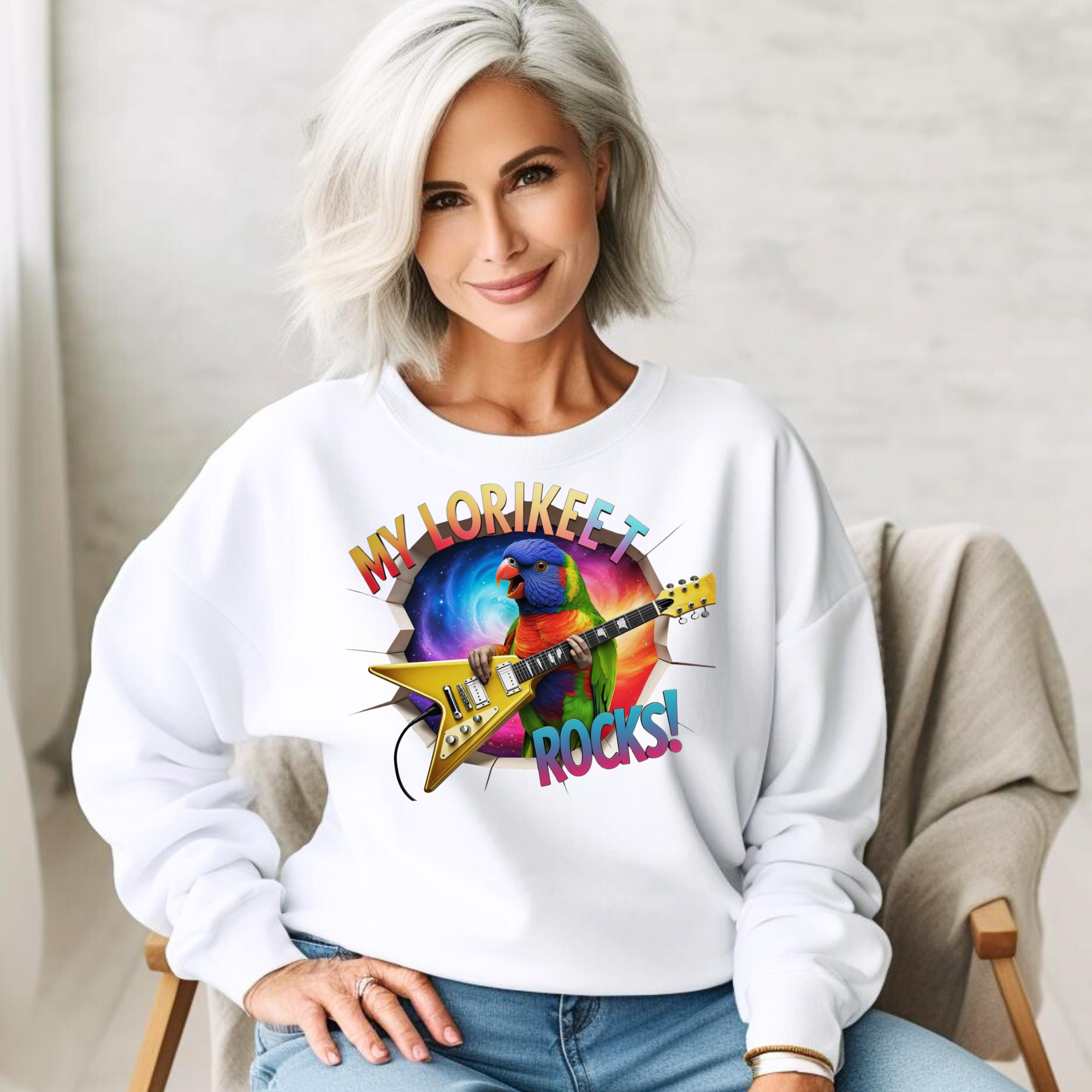 My Lorikeet Rocks Sweatshirt