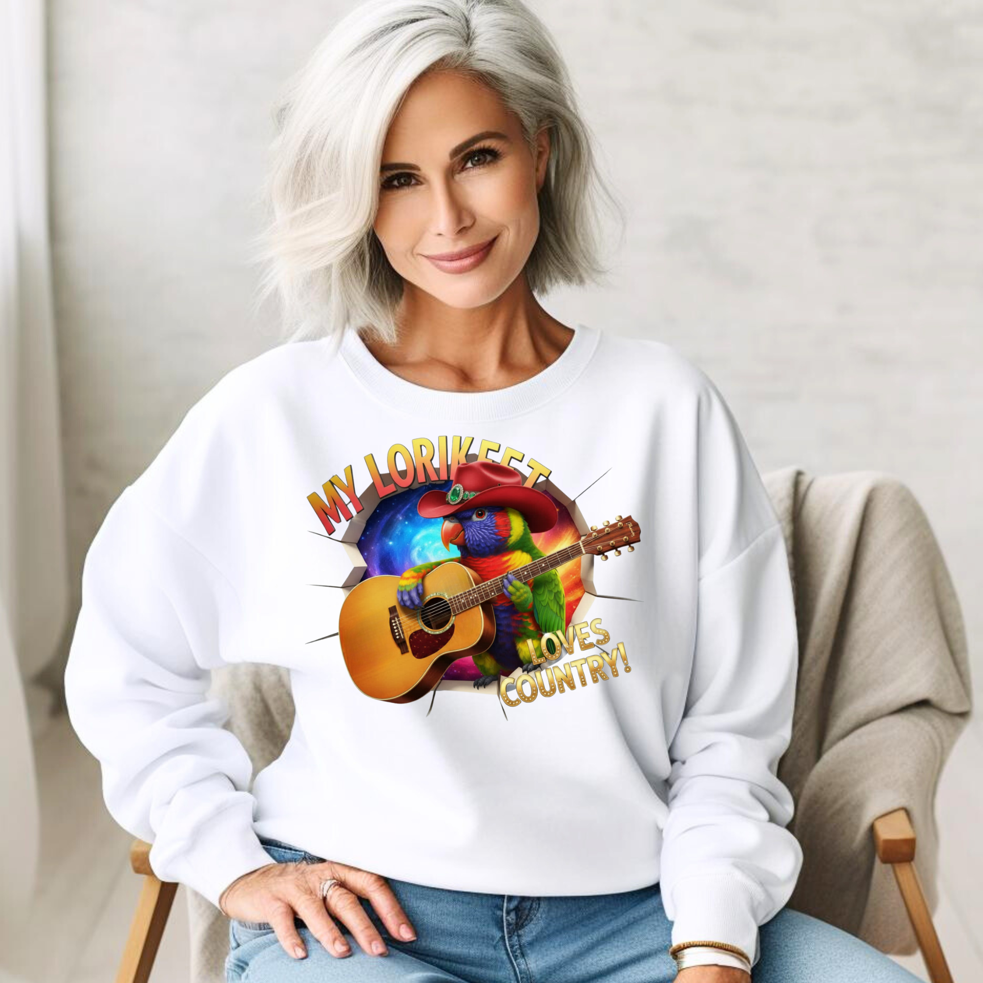 Lorikeet Loves Country Sweatshirt