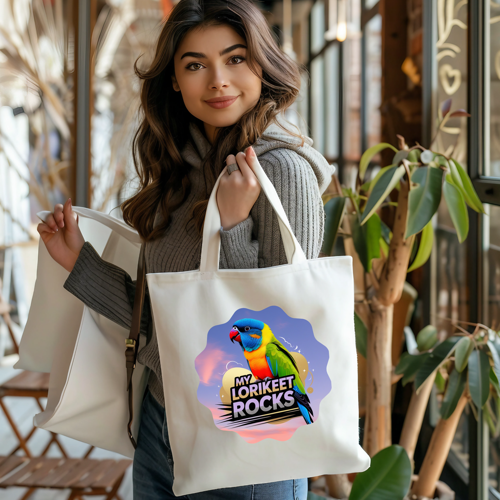 My Lorikeet Rocks Tote Bag