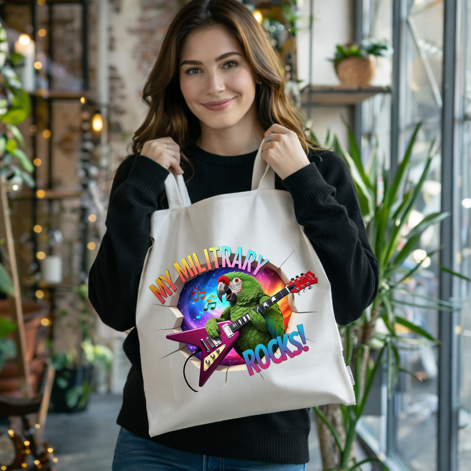 My Military Rocks Tote Bag