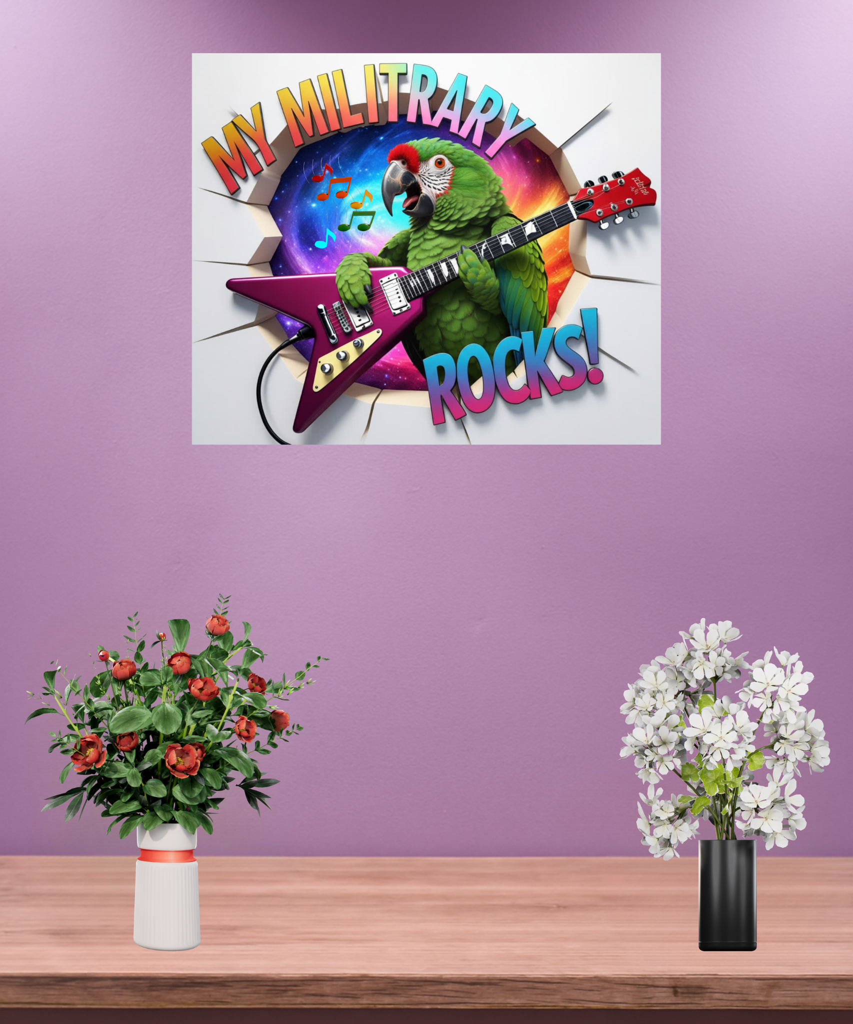 My Military Rocks Wall-Hanging