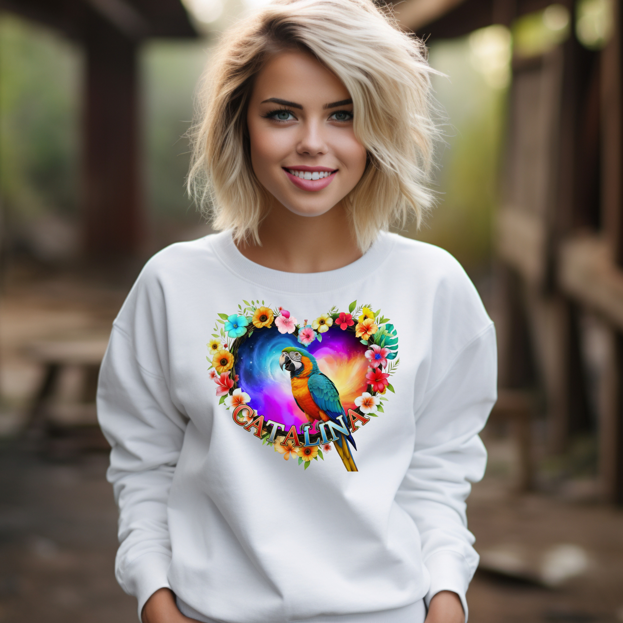 Colorful Catalina Bird Sweatshirt