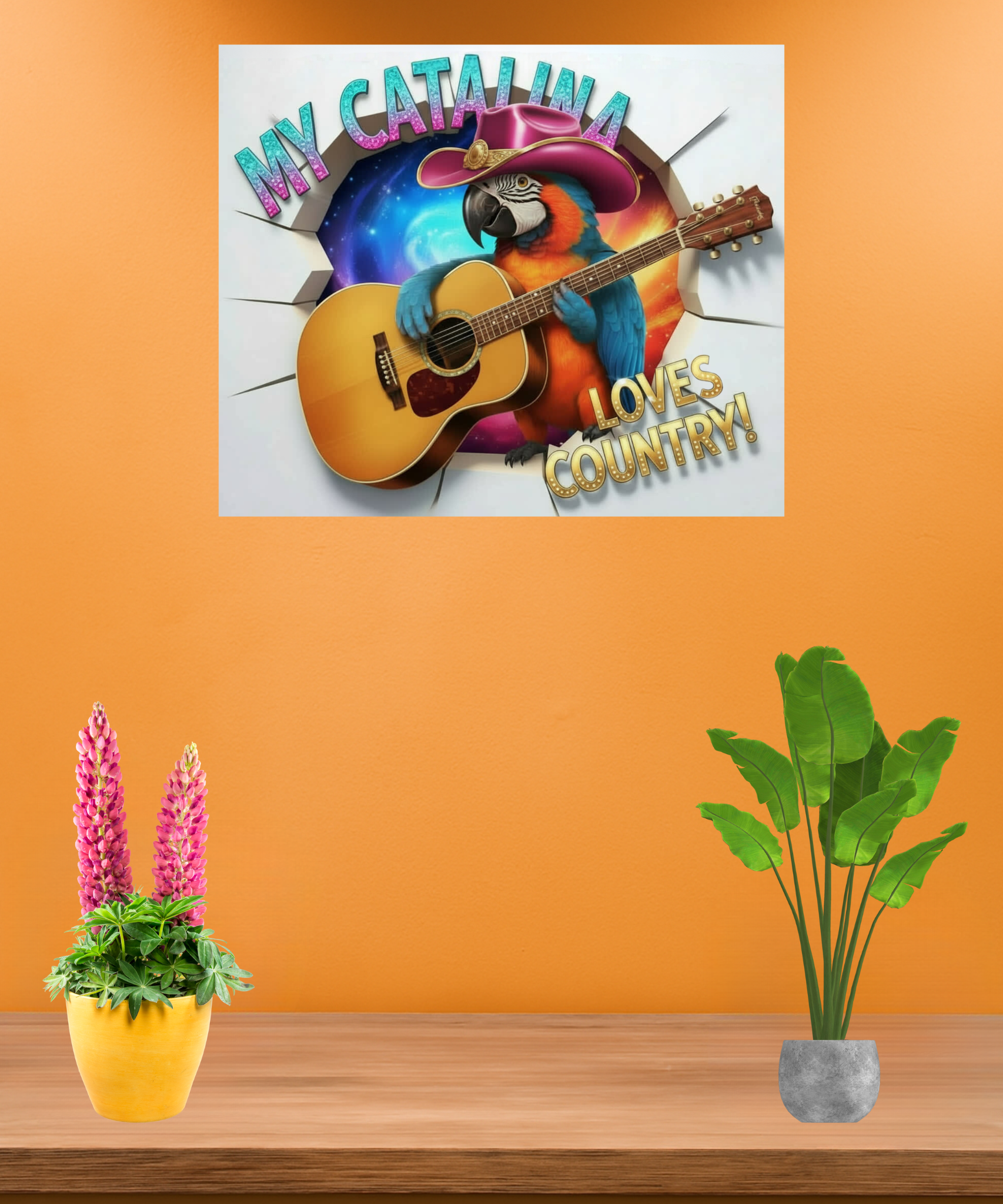 Catalina Macaw Breakthrough Wall-Hanging