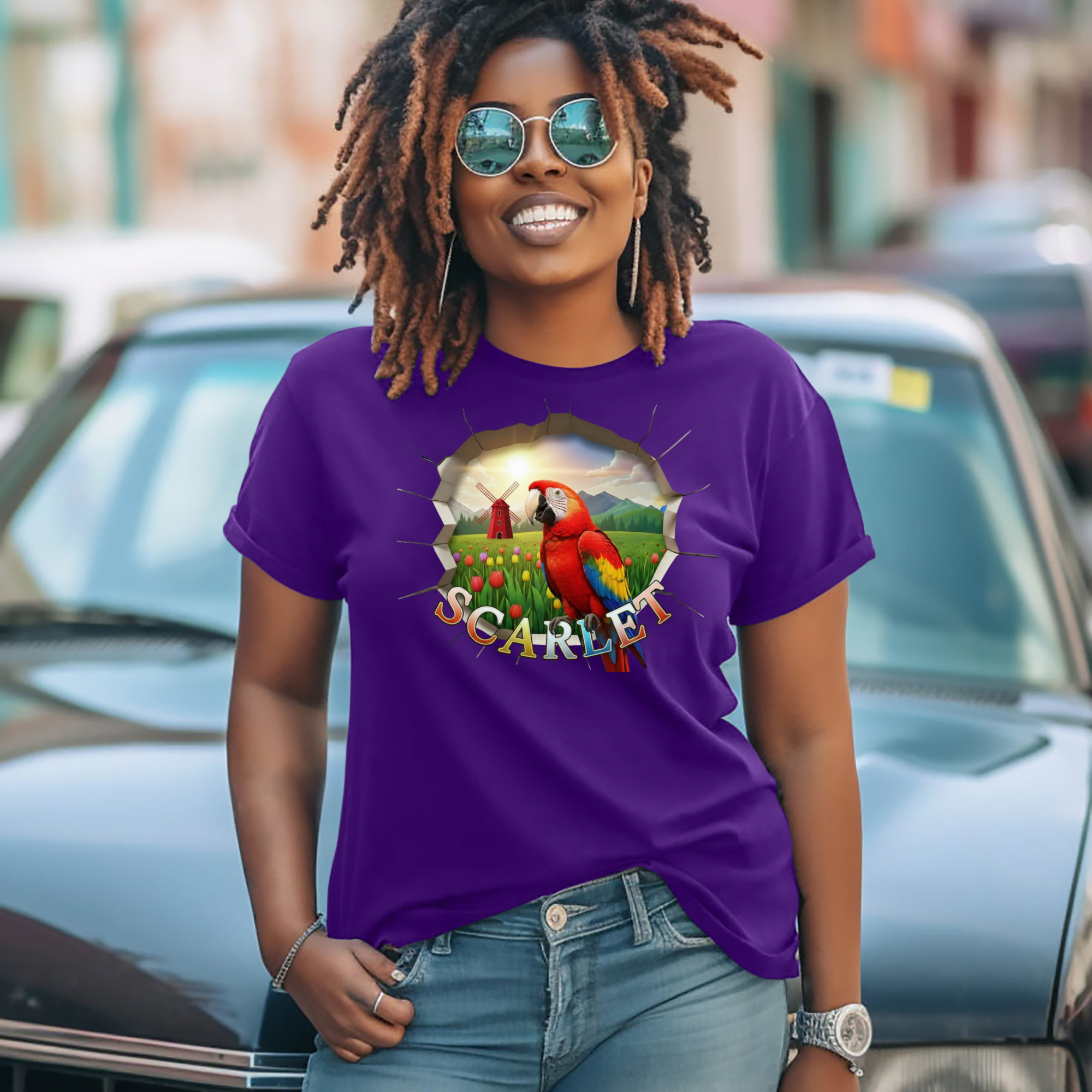 Red Scarlet Bird T-Shirt