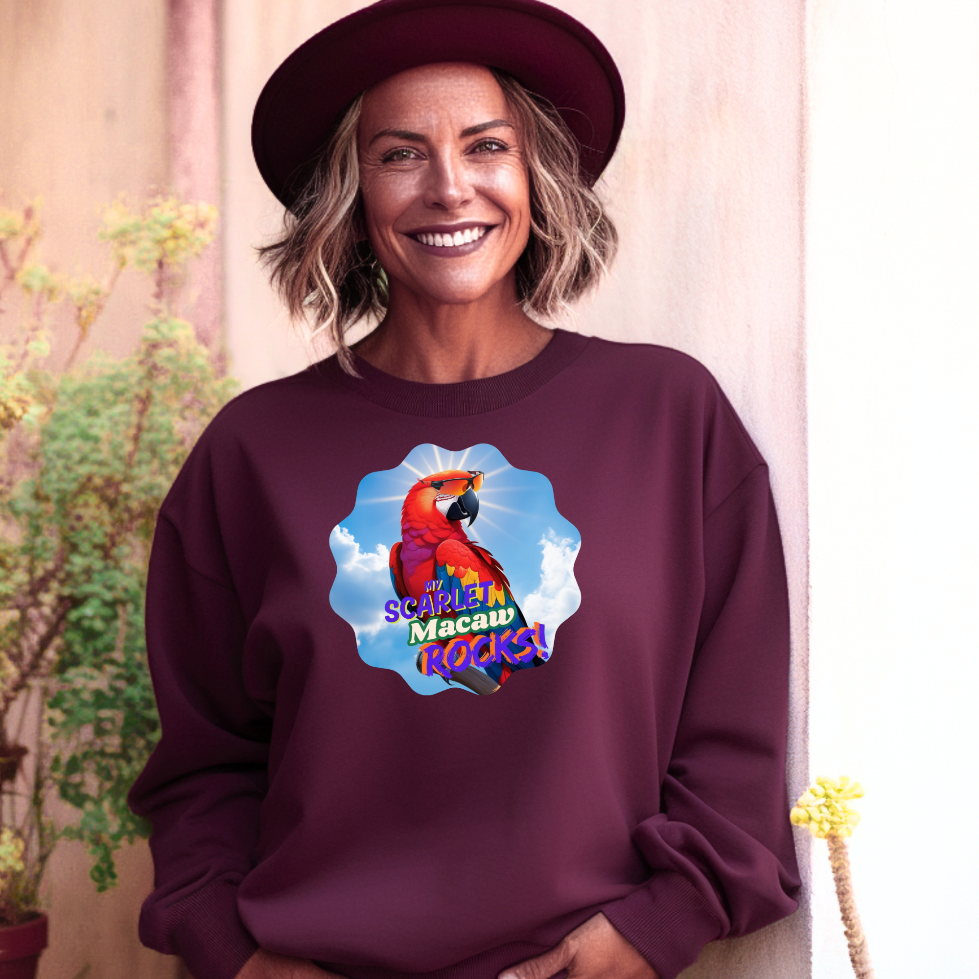 Scarlet Macaw Sweatshirt