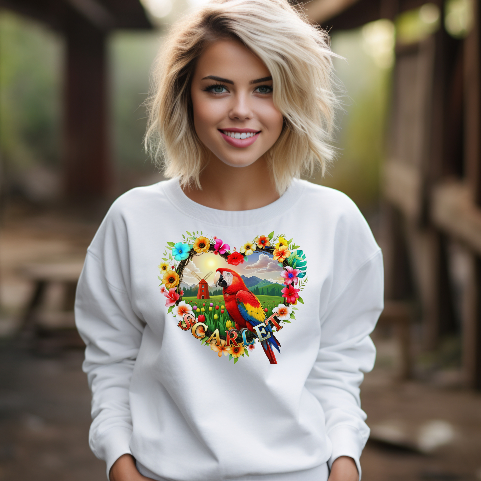 Scarlet Nature Sweatshirt