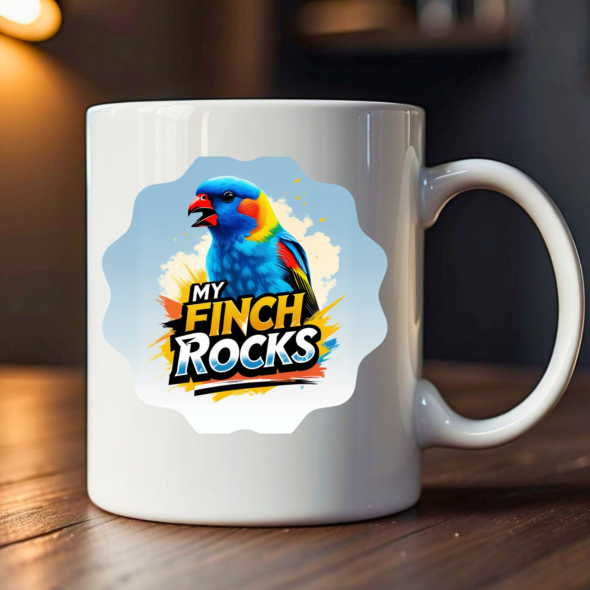 My Finch Rocks Mug