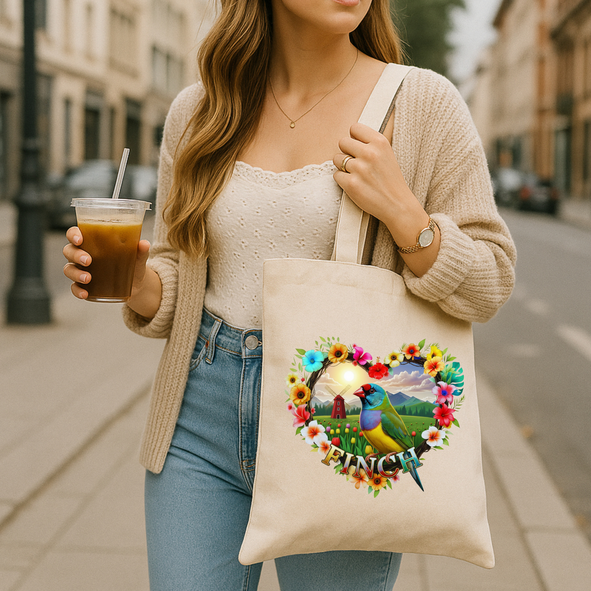 Finch Nature Tote Bag