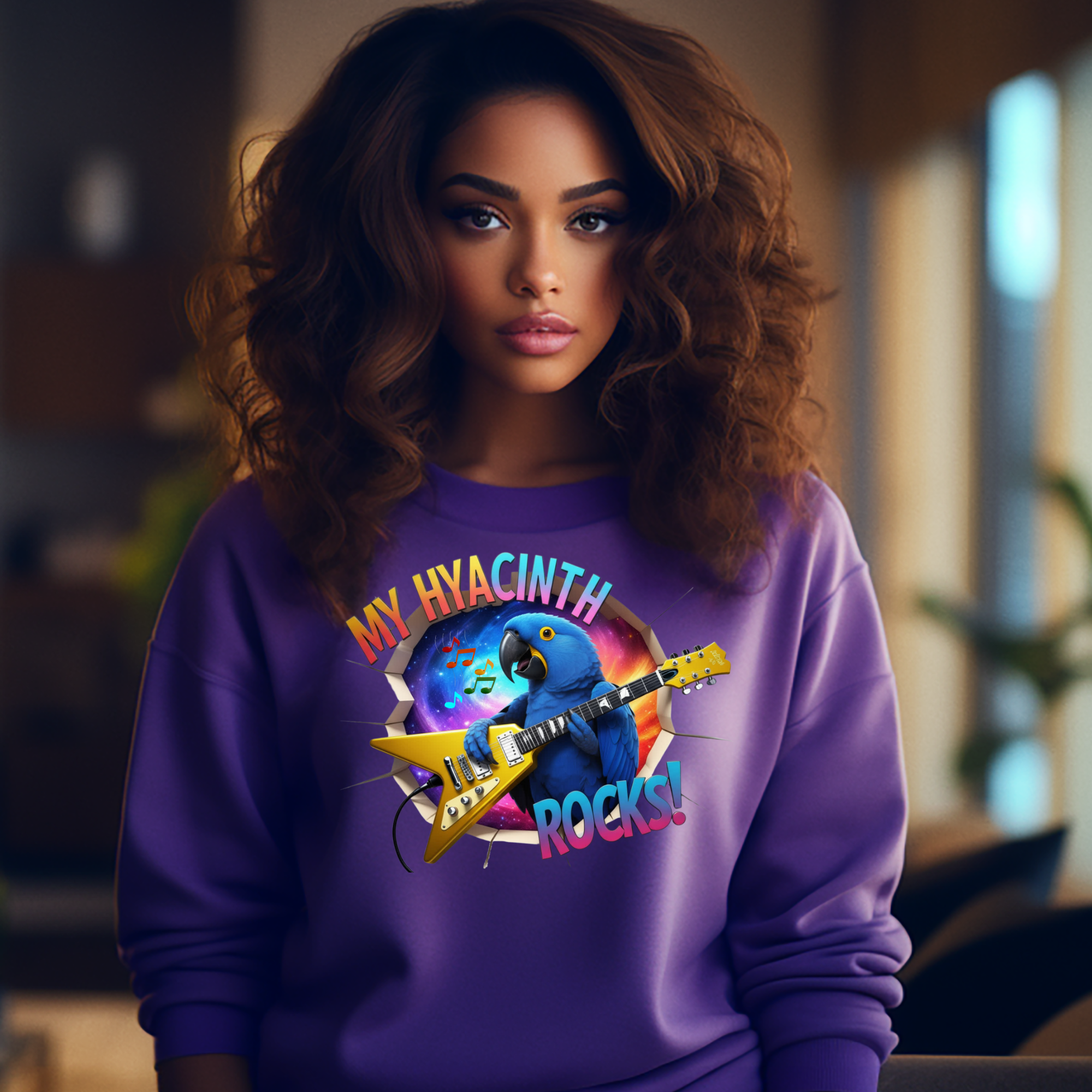 My Hyacinth Rocks Sweatshirt
