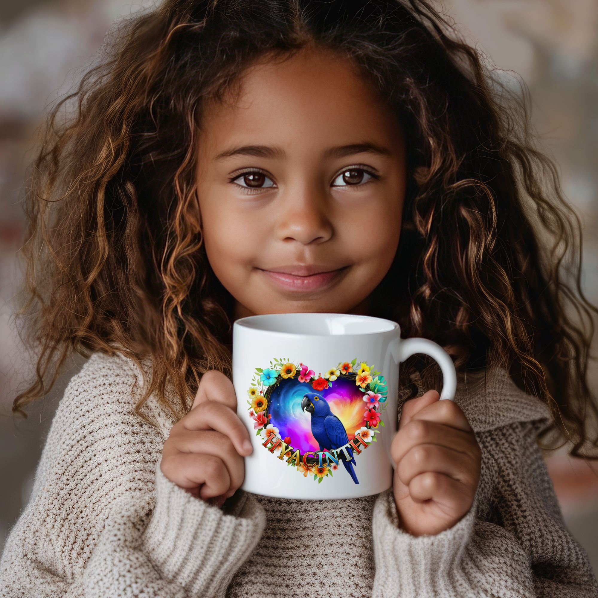 Rainbow Hyacinth Parrot Mug