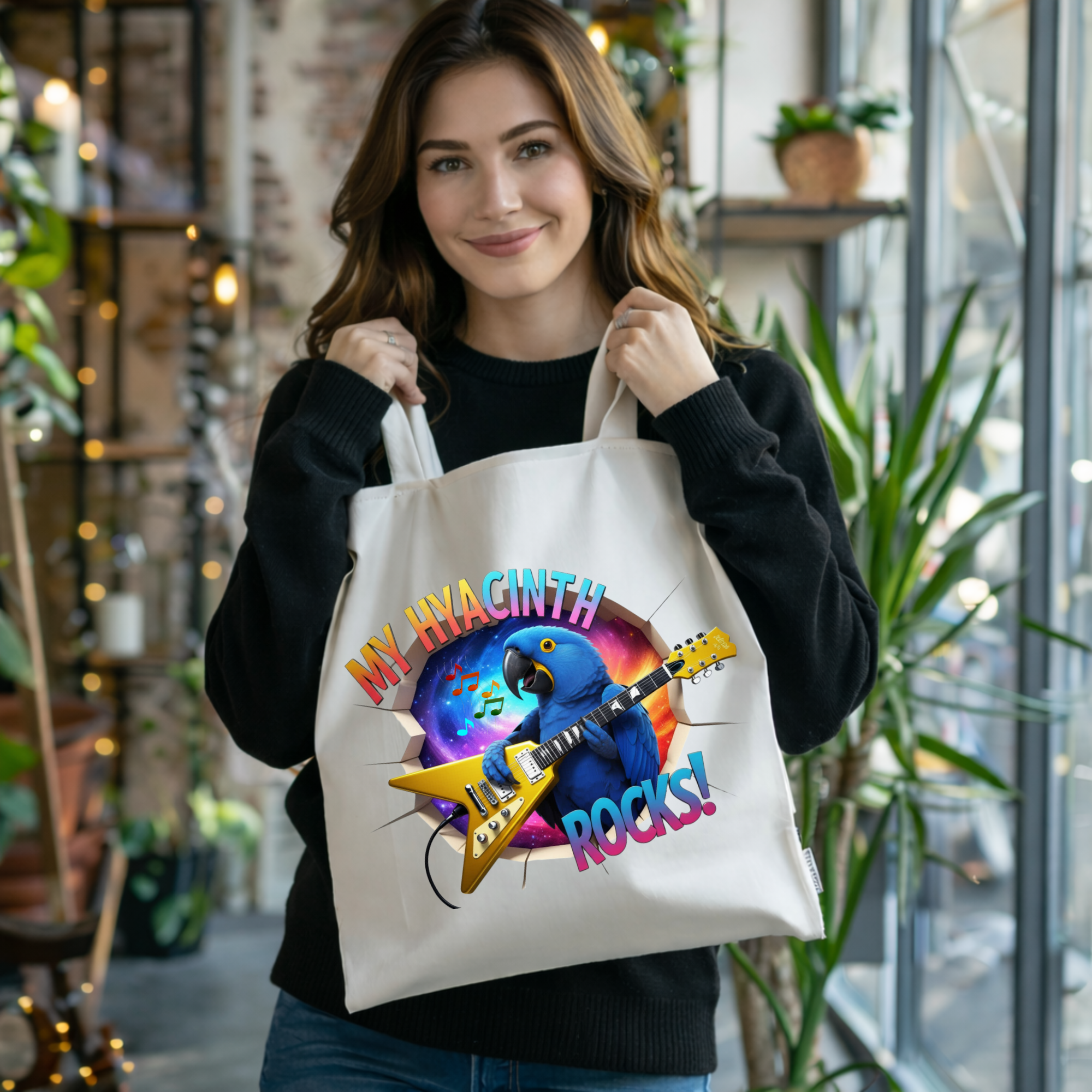 My Hyacinth Rocks Tote Bag