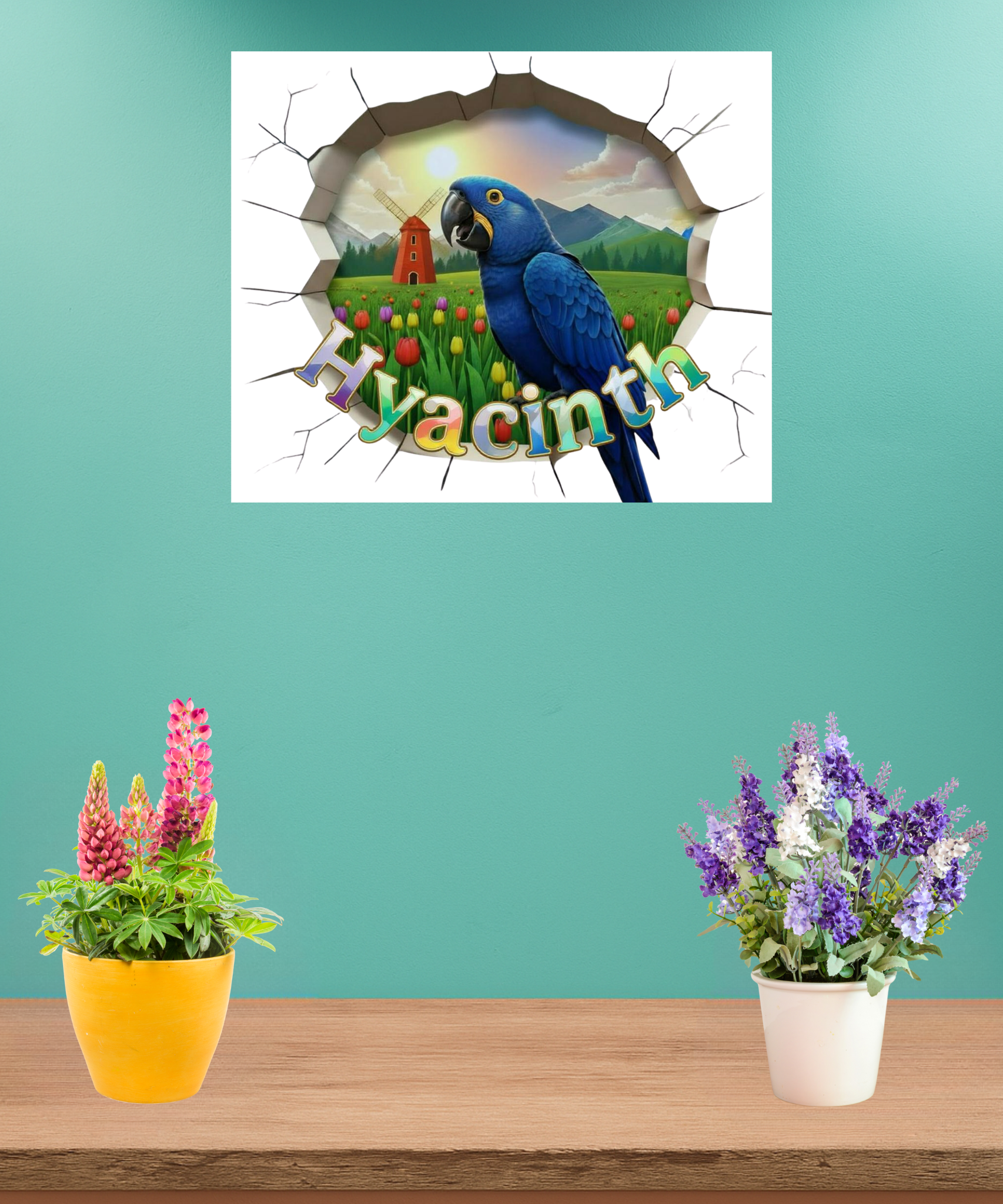 Hyacinth Breakthrough Wall-Hanging