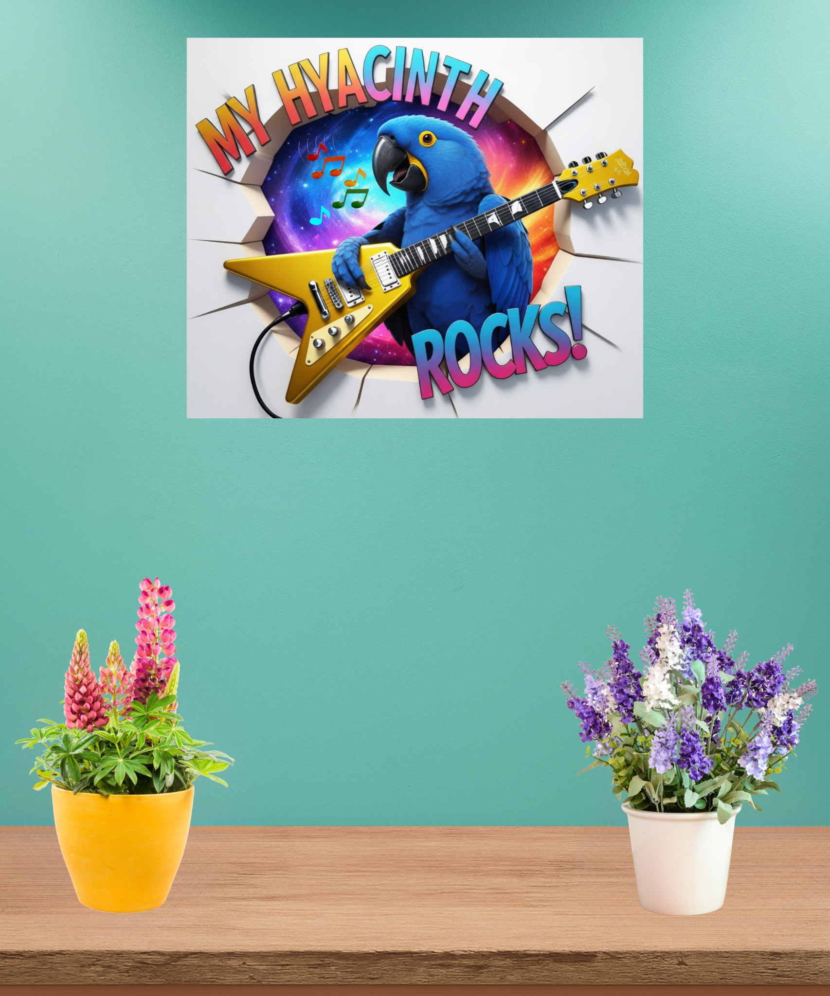 Hyacinth Breakthrough Wall-Hanging