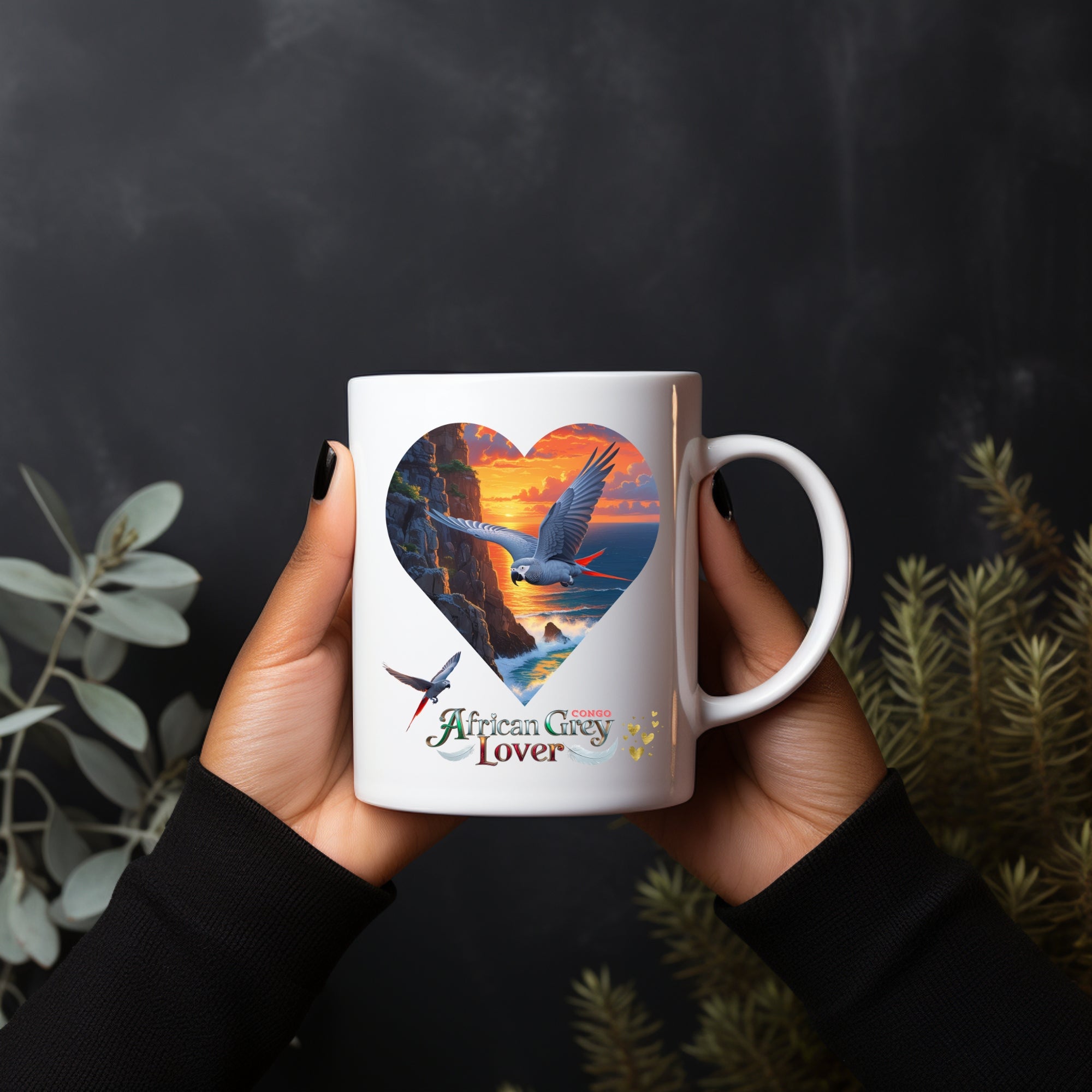 African Grey Lover Mug