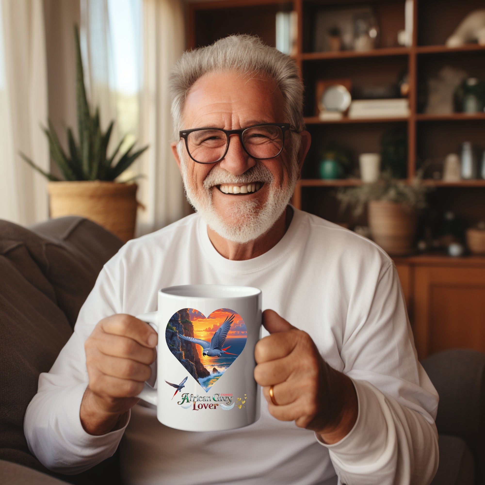 African Grey Lover Mug