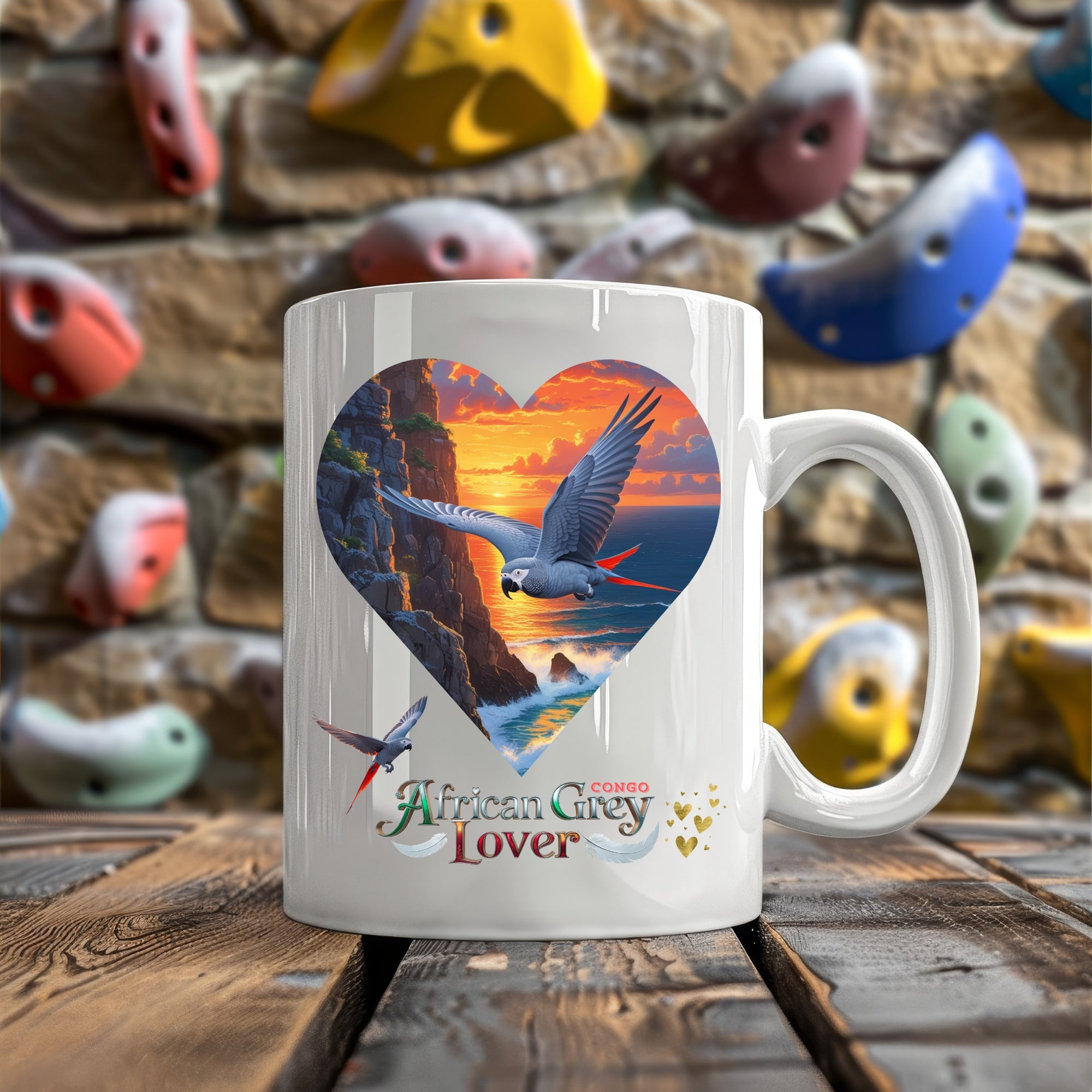 African Grey Lover Mug