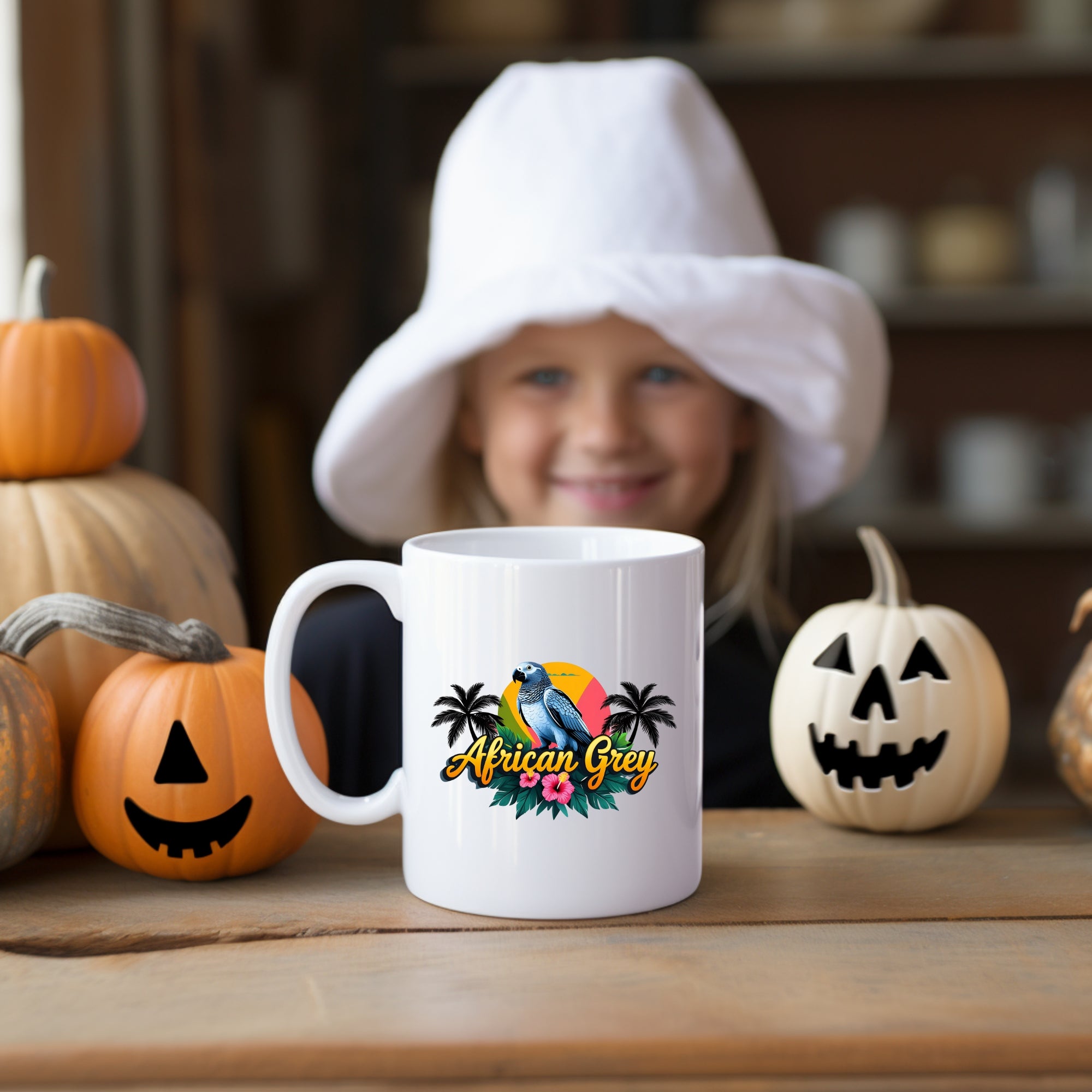 African Grey Mug