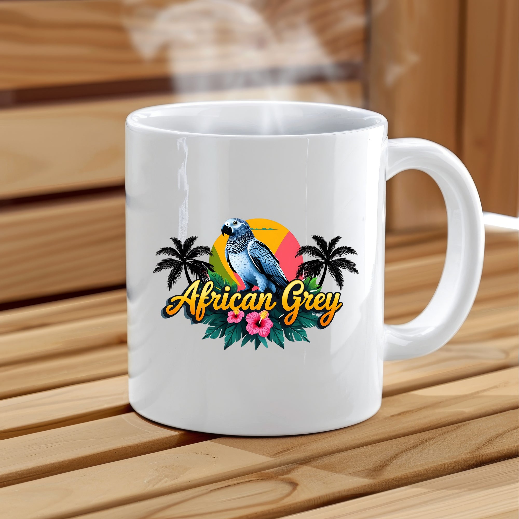 African Grey Mug