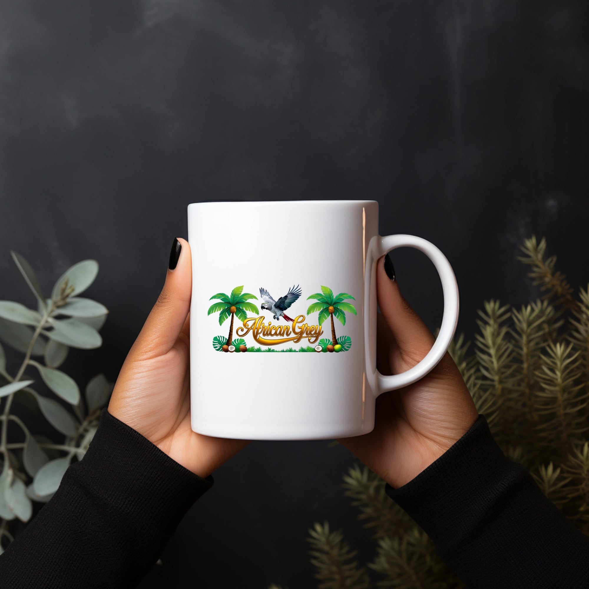 African Grey Mug