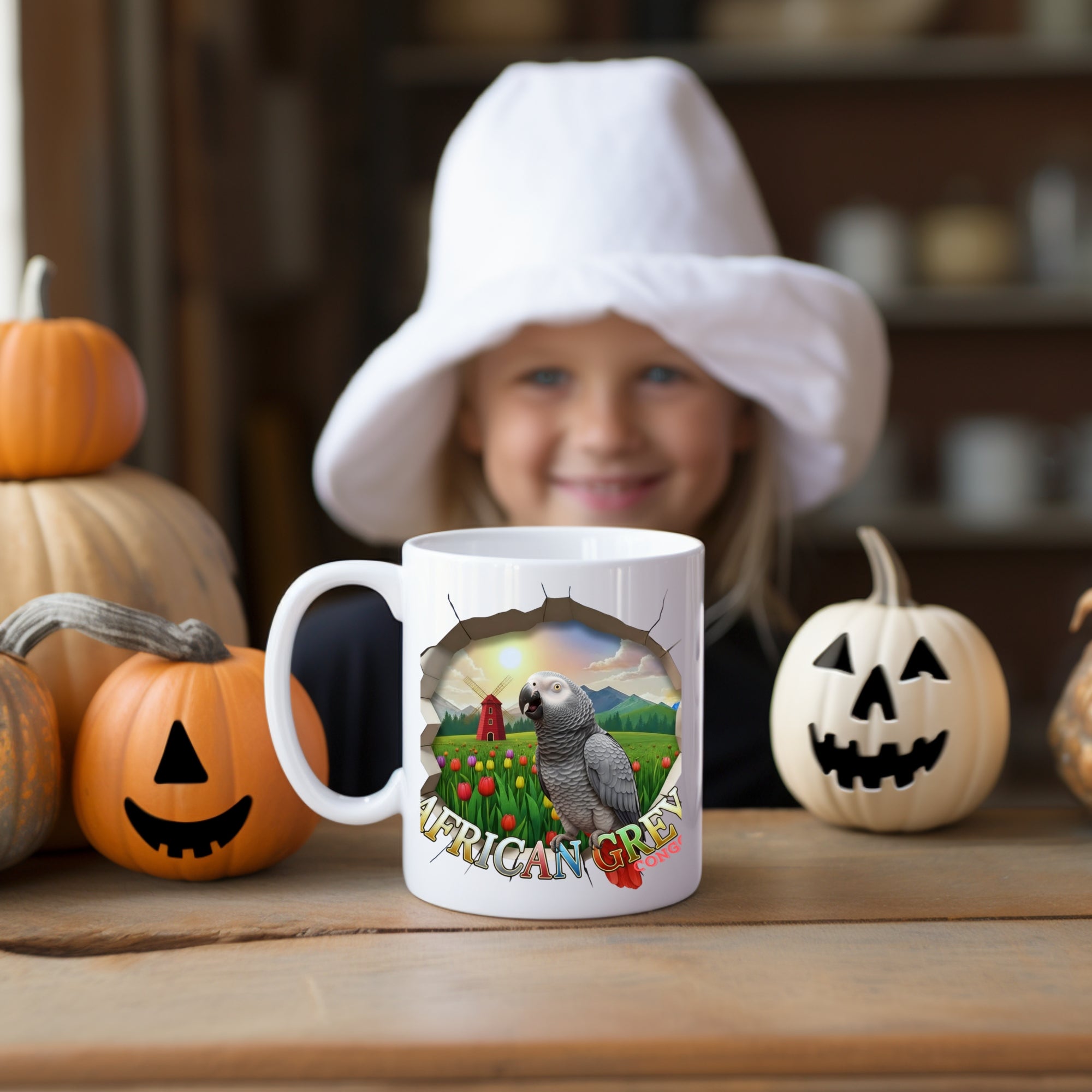 African Grey Congo Mug