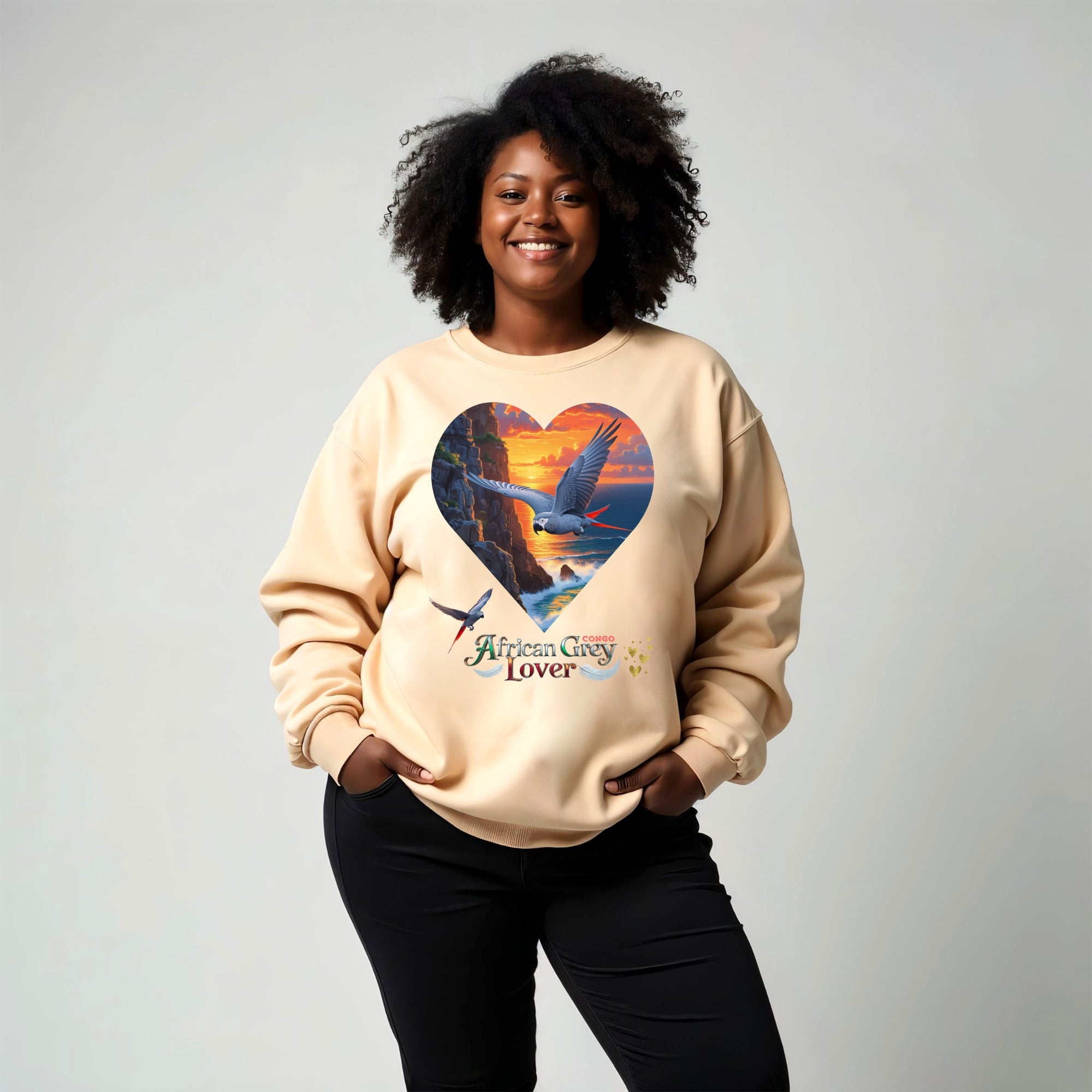 African Grey Sweatshirt