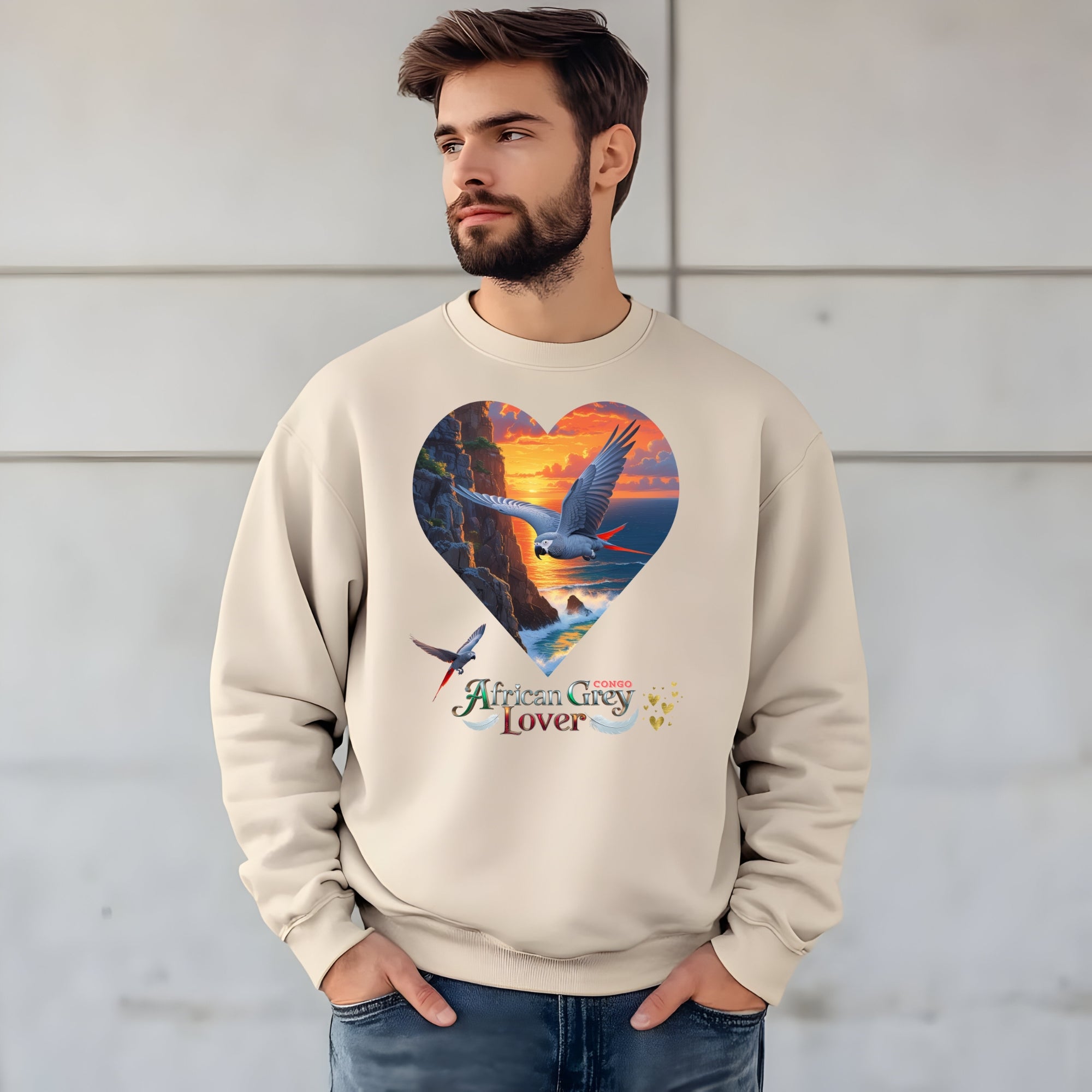 African Grey Sweatshirt