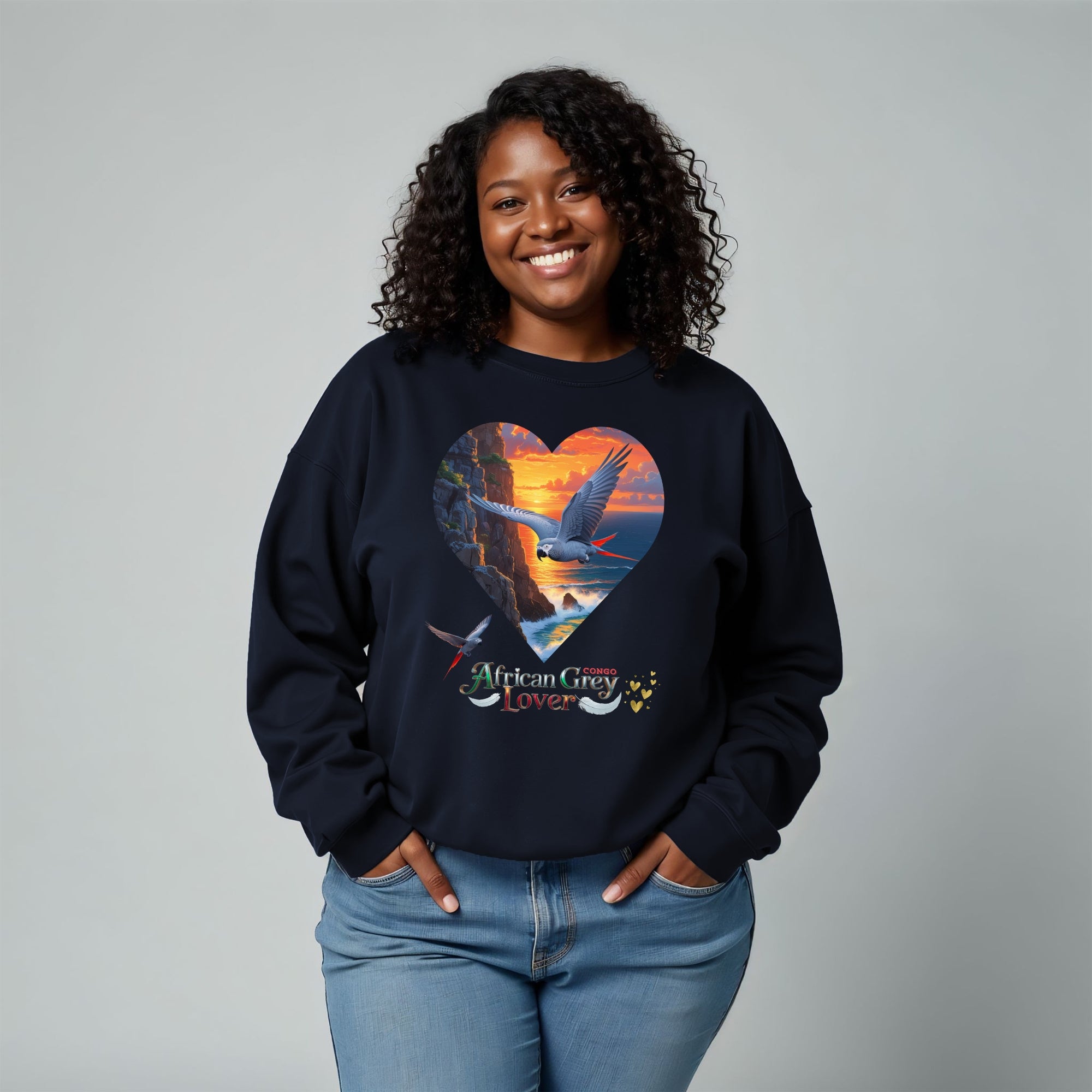 African Grey Sweatshirt