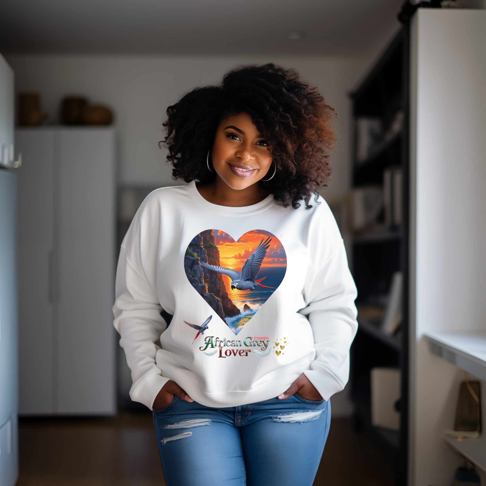 African Grey Sweatshirt